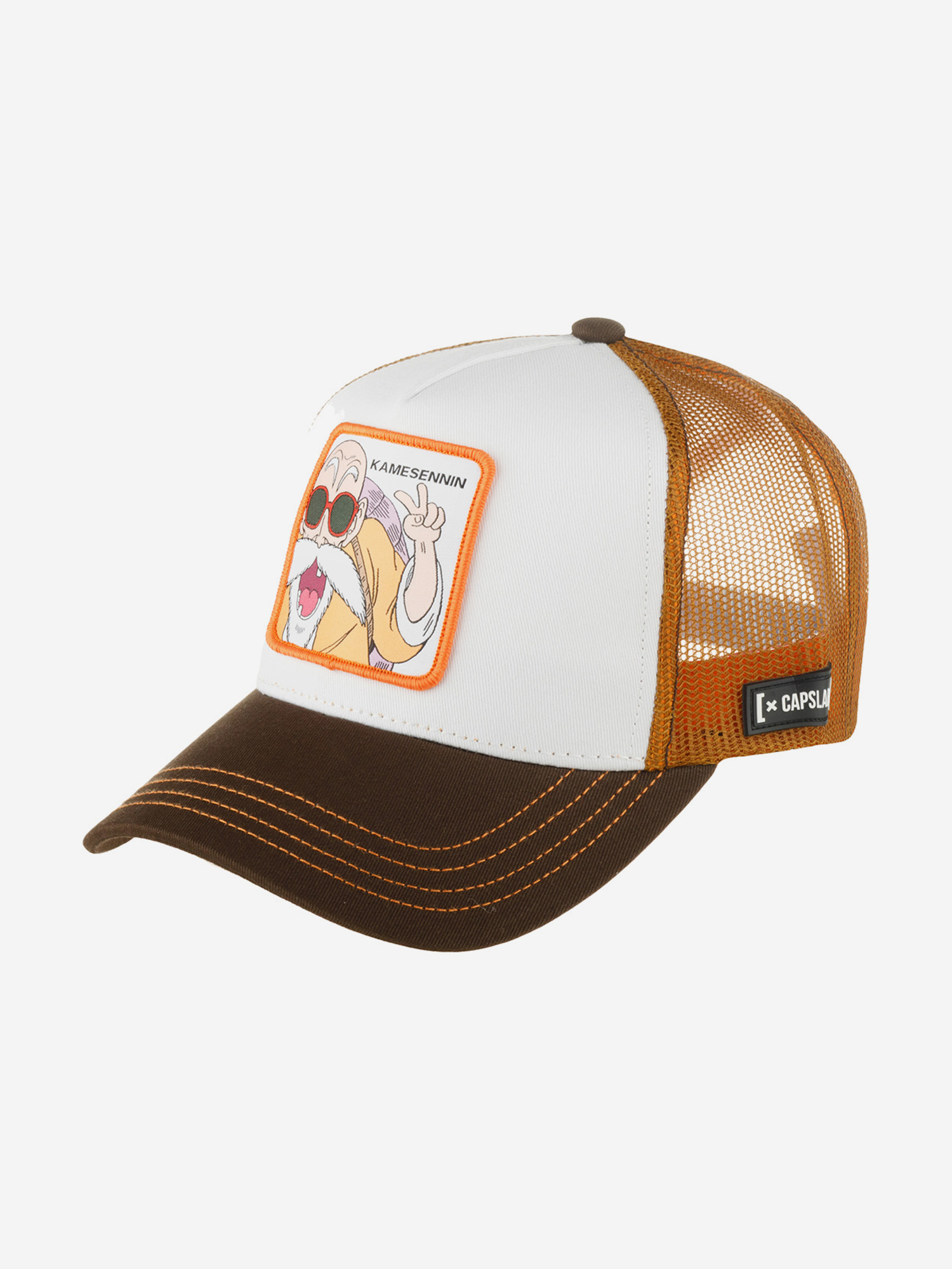 

Бейсболка с сеточкой CAPSLAB CL/DBZ7/1/CT/KAM Dragon Ball Kamesennin (коричневый), Коричневый