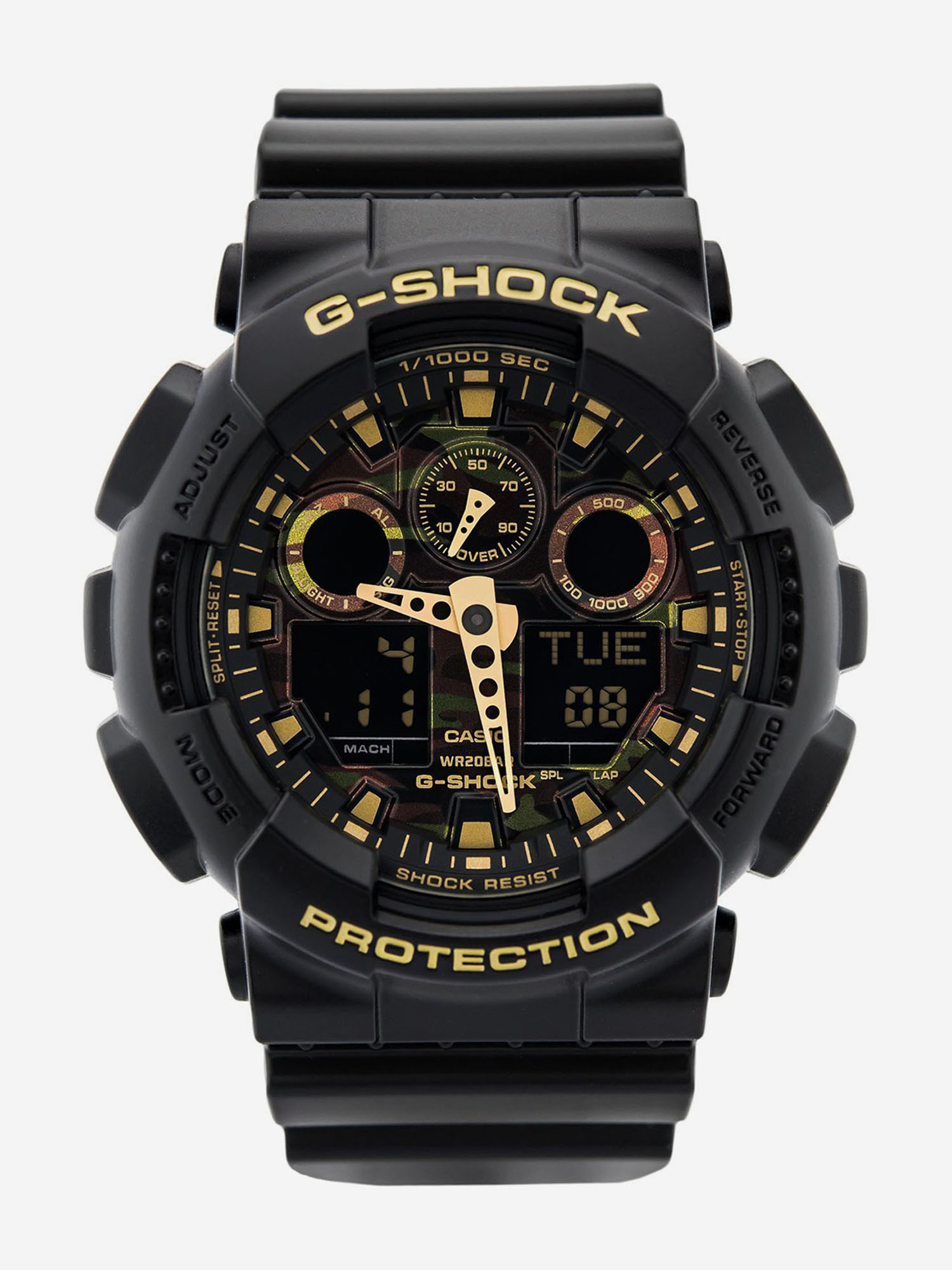   Спортмастер Спортивные часы Casio GA-100CF-1A9, Черный