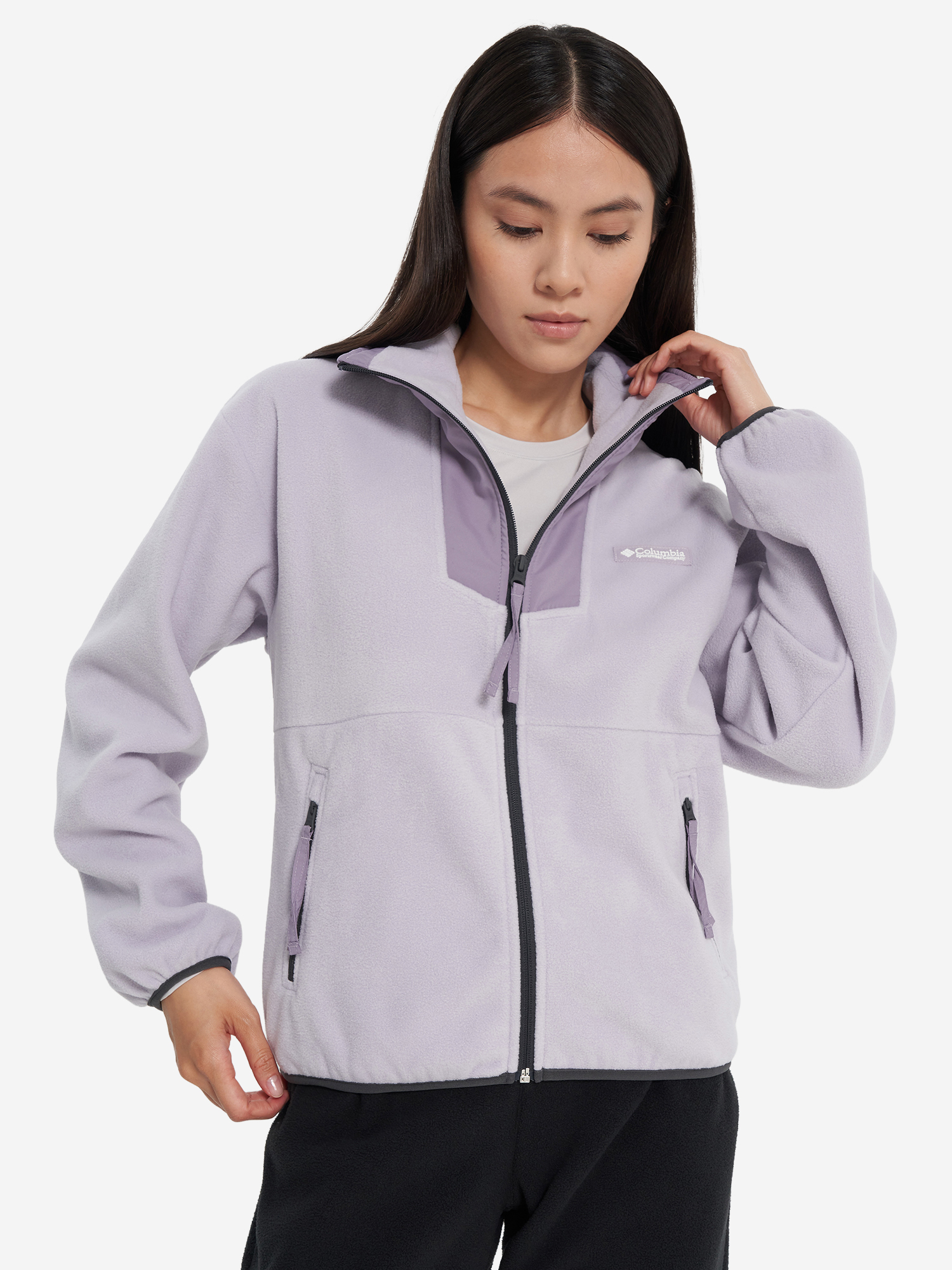 

Джемпер флисовый женский Columbia Sequoia Grove Full Zip Fleece, Фиолетовый