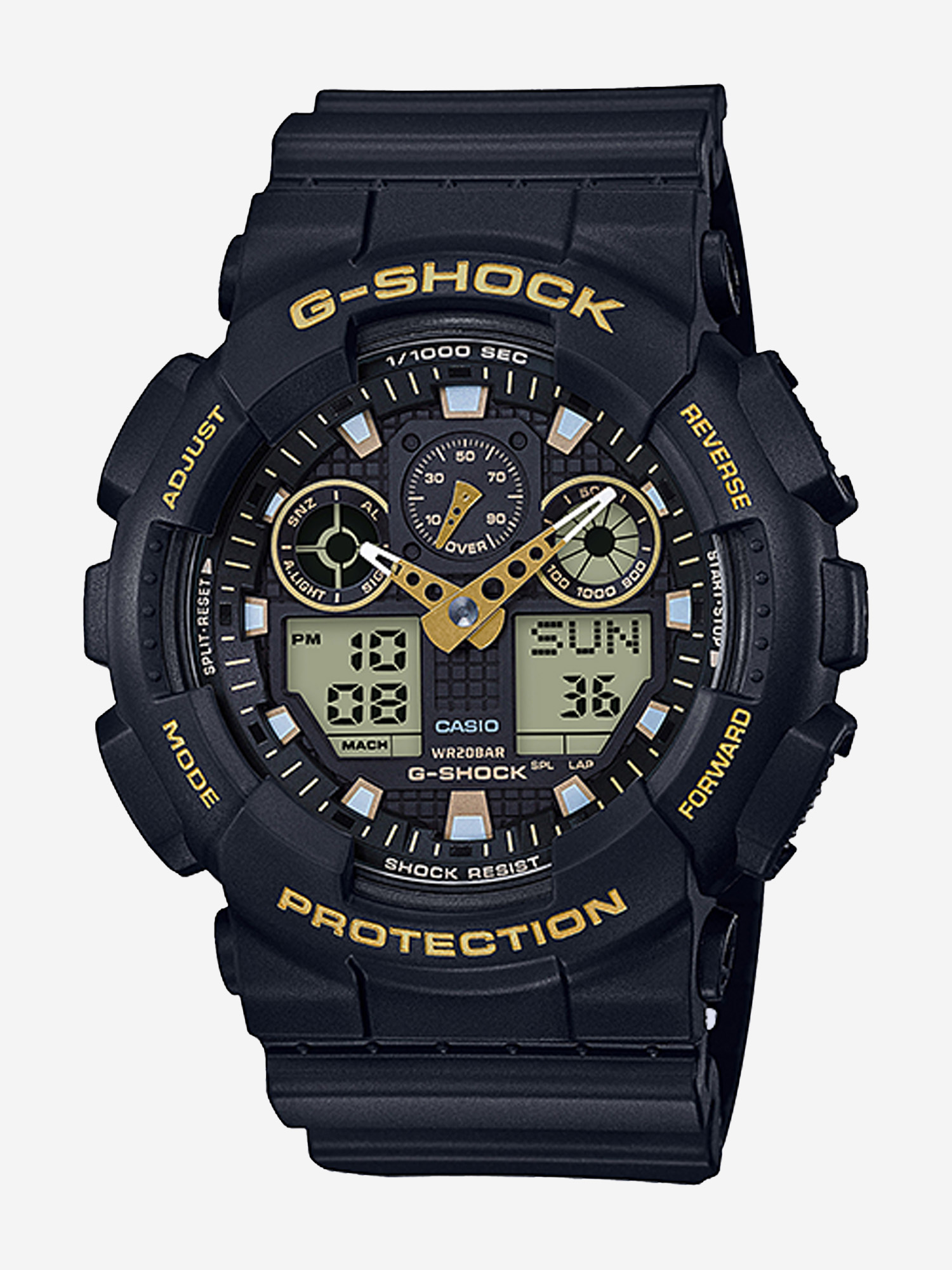 

Спортивные часы Casio GA-100GBX-1A9, Черный