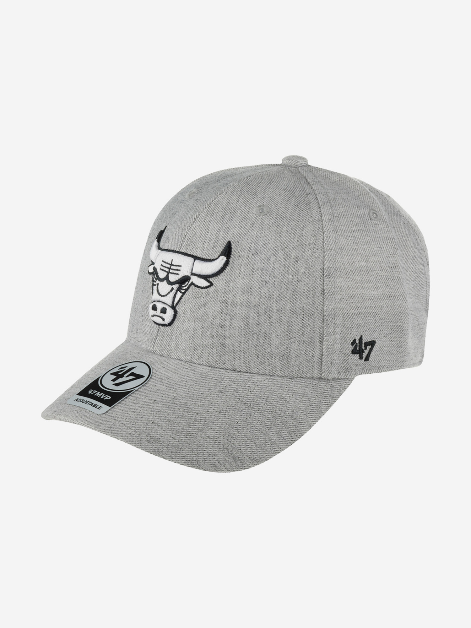 

Бейсболка 47 BRAND K-STMCD03WHV-CC Chicago Bulls NBA (серый), Серый