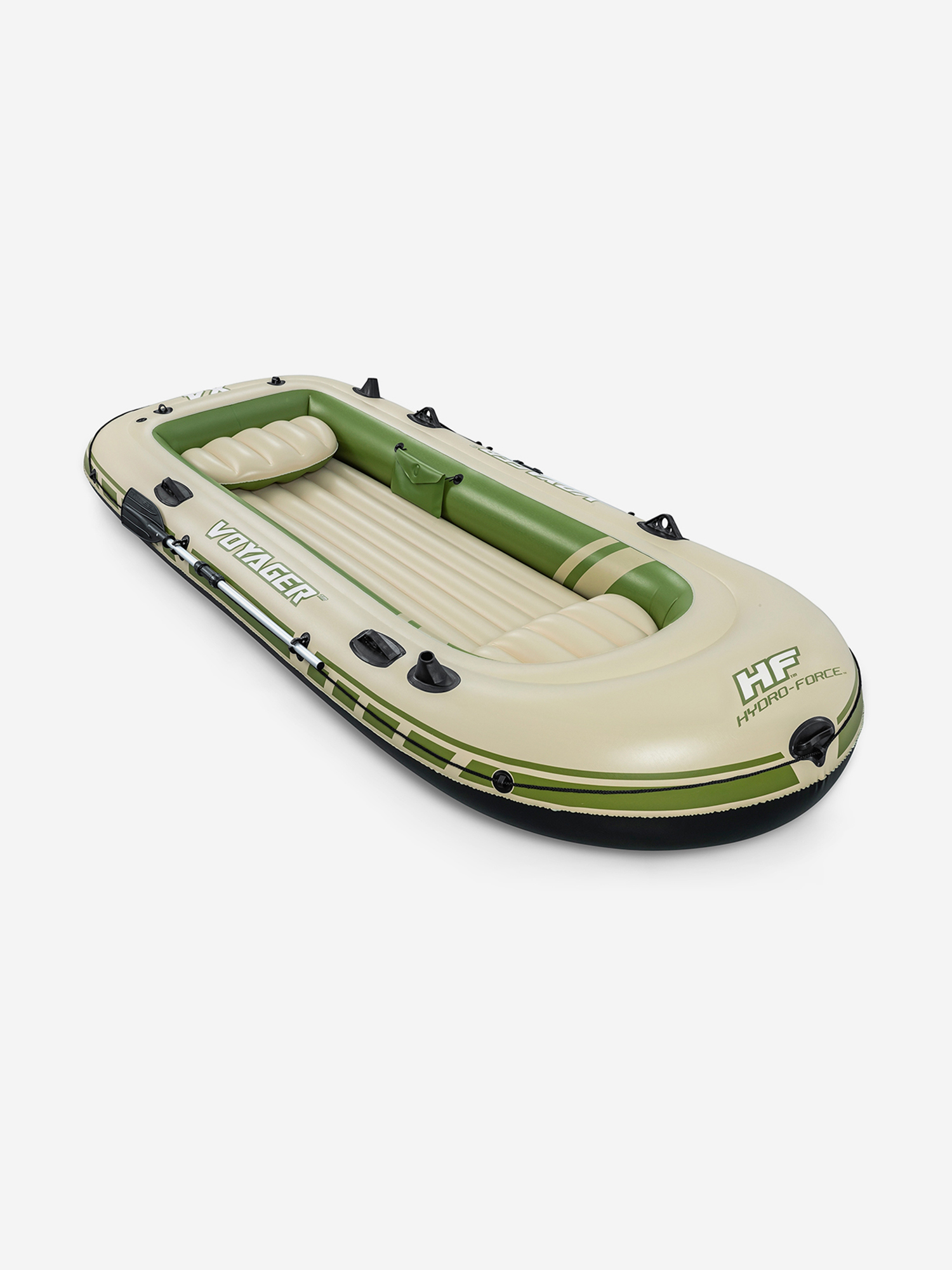 

Лодка Bestway 65156 надувная Voyager X4 350x145х49 см, Зеленый