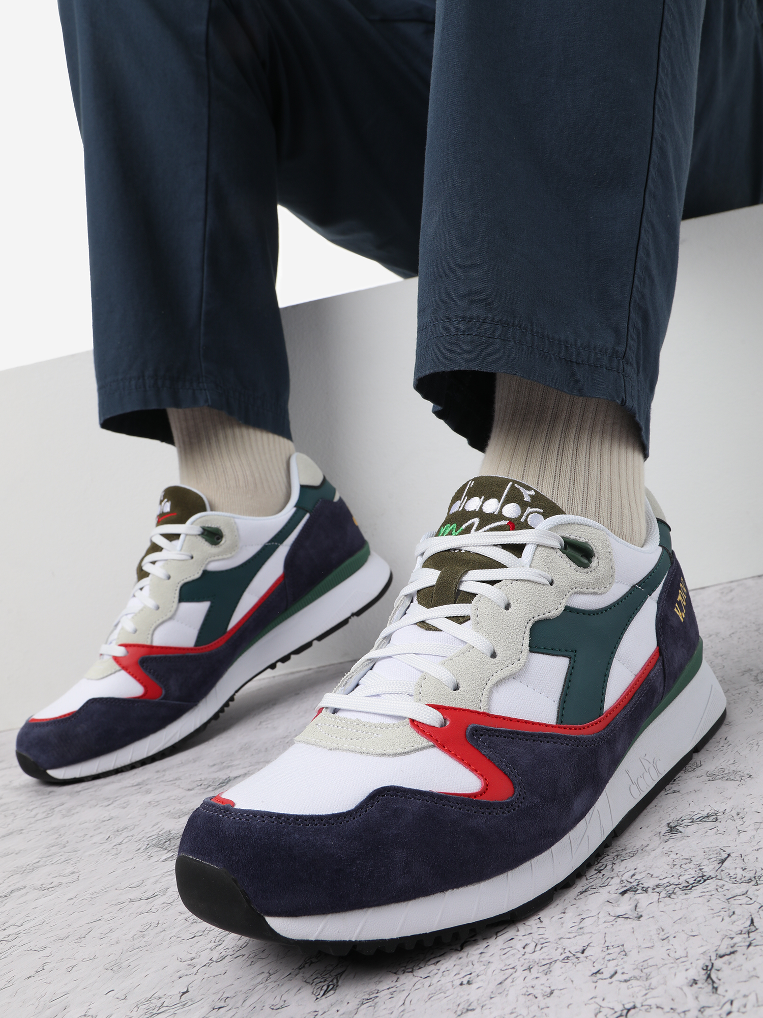 Кроссовки мужские Diadora V7000, Синий Вид №1