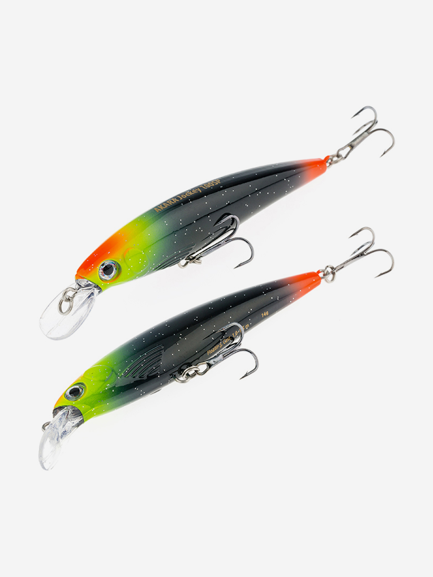 

Воблер Akara Jockey 100SP 14 гр. (1/2 oz 3,9 in) A183, Мультицвет