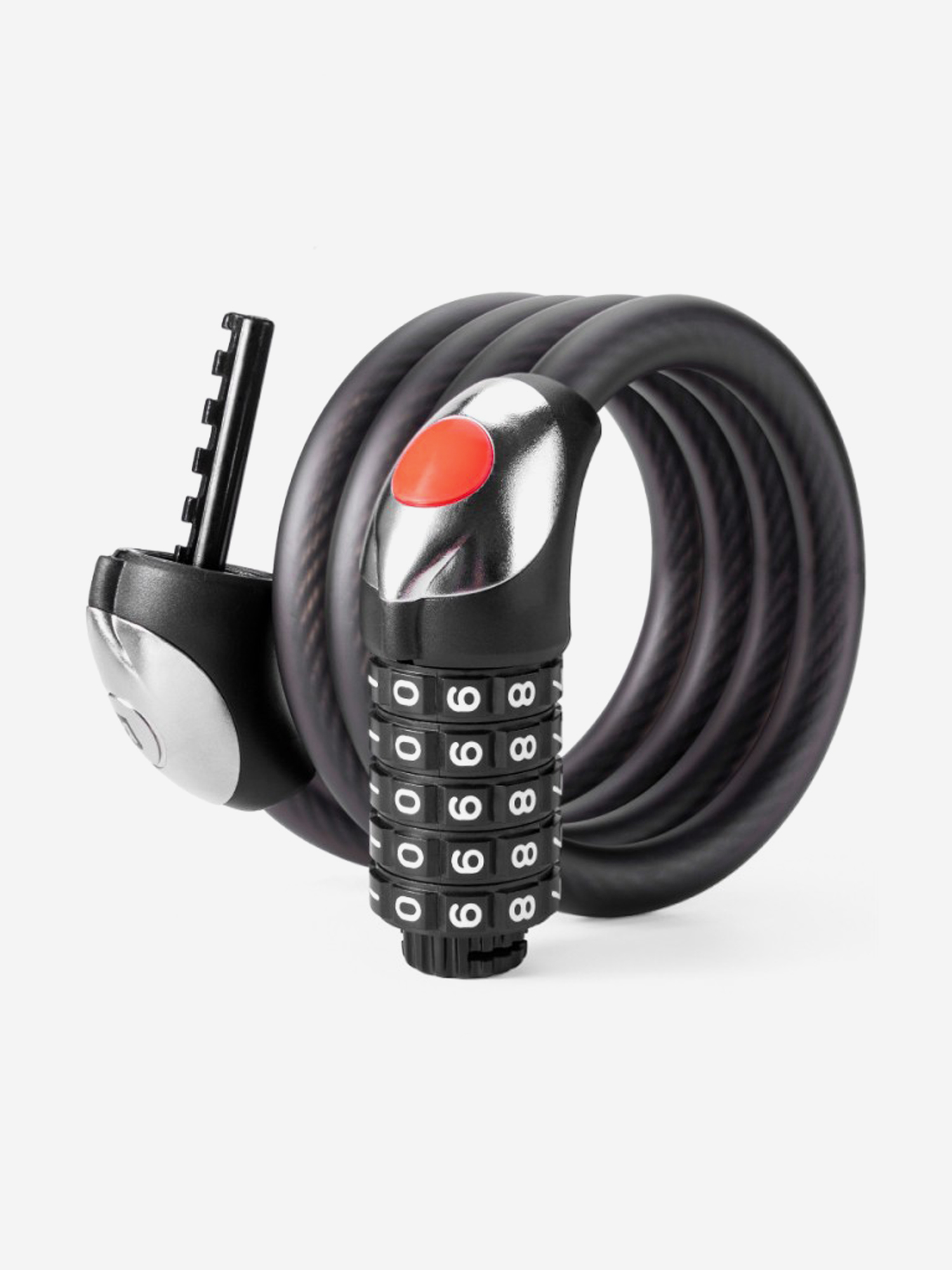 

Замок велосипедный ROCKBROS RKS531-1BK, Черный
