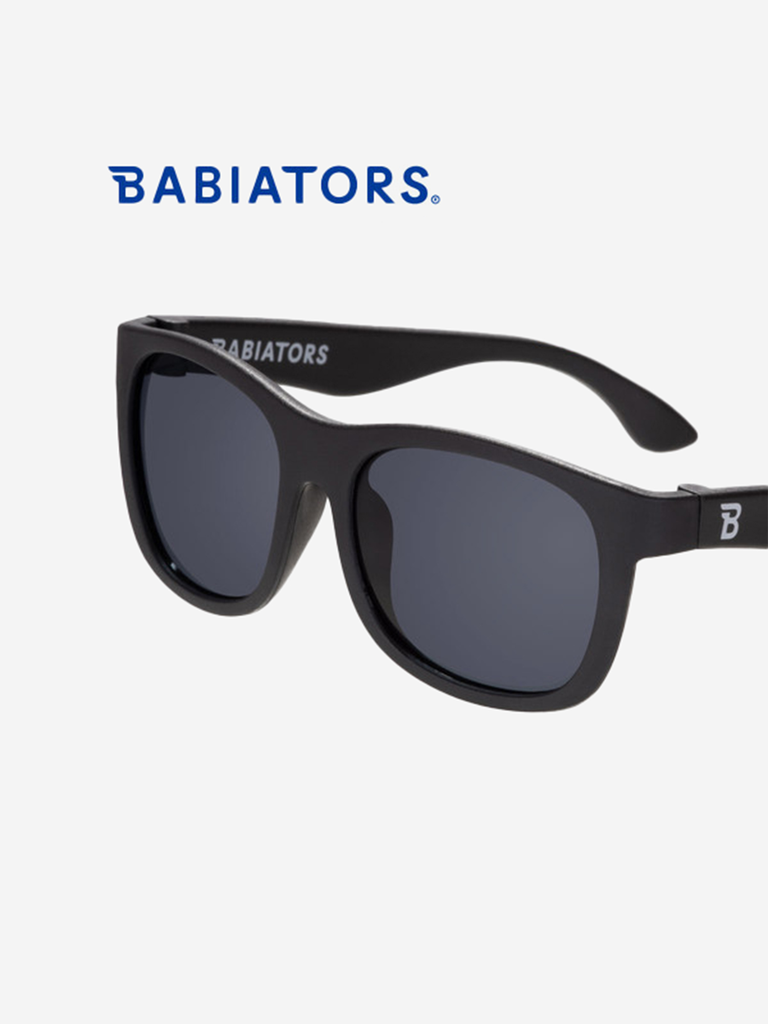 Изображение товара Детские солнцезащитные очки Babiators Navigator черного цвета