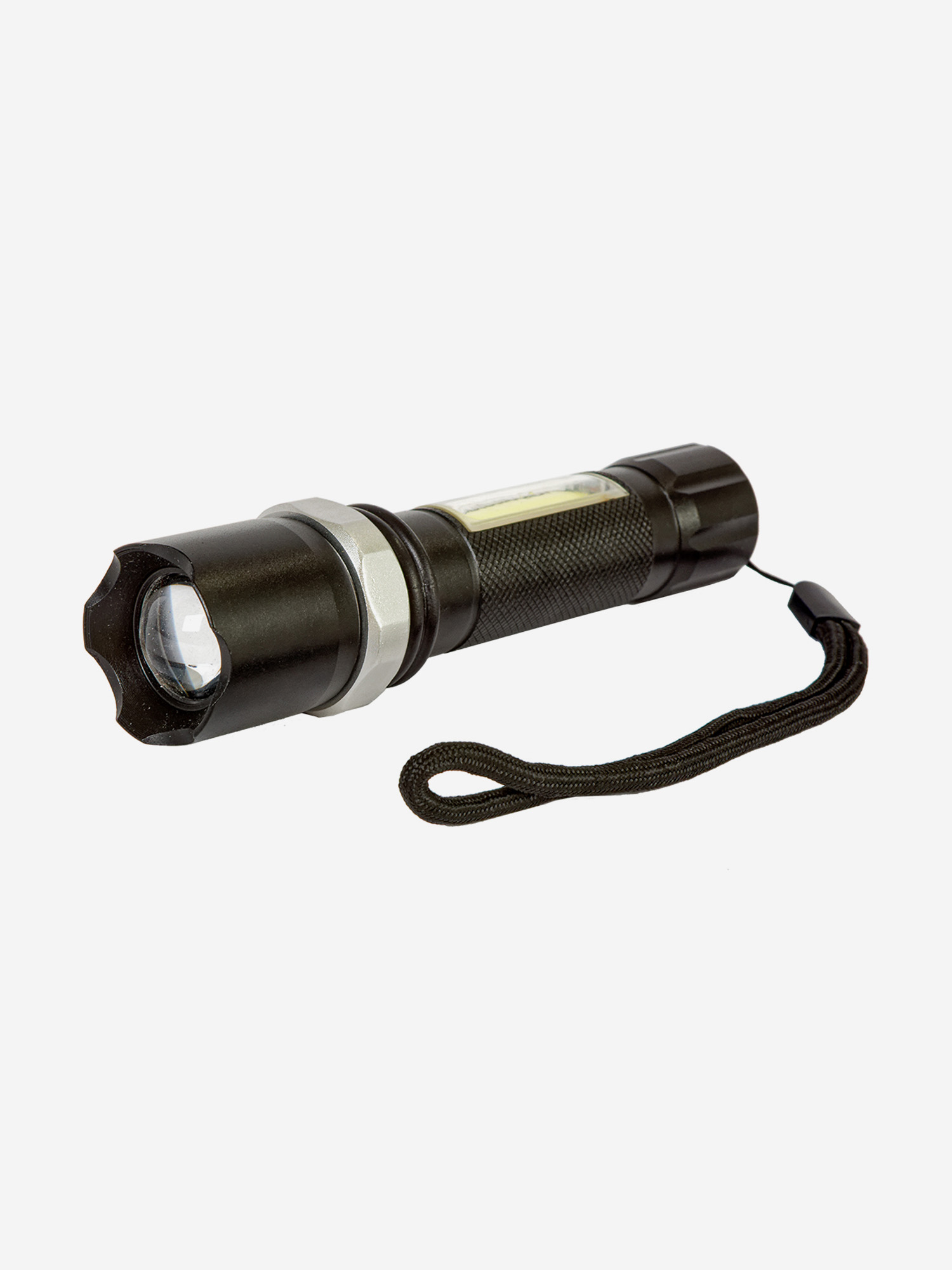 

Светодиодный ручной аккумуляторный USB фонарь GLANZEN UFL-0500-M919, Черный