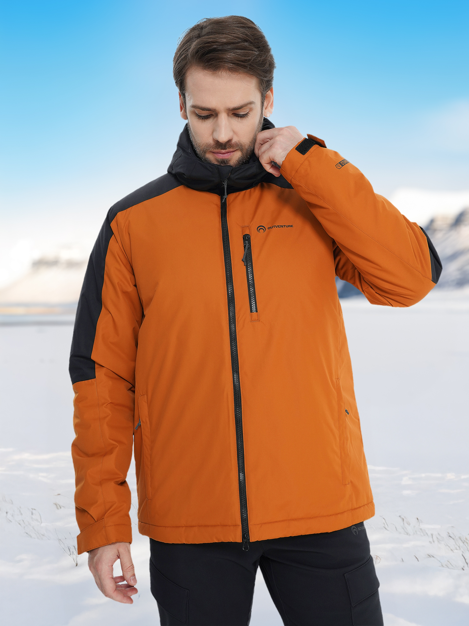 Куртка утепленная мужская Outventure Оранжевый 7999₽