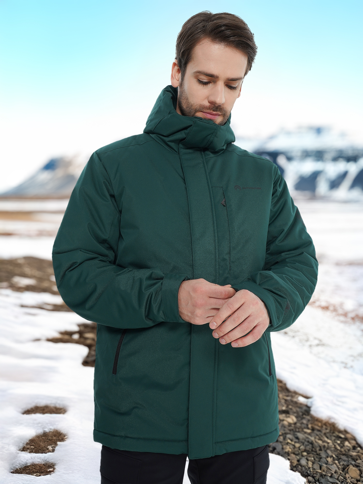 

Куртка утепленная мужская Outventure, Зеленый