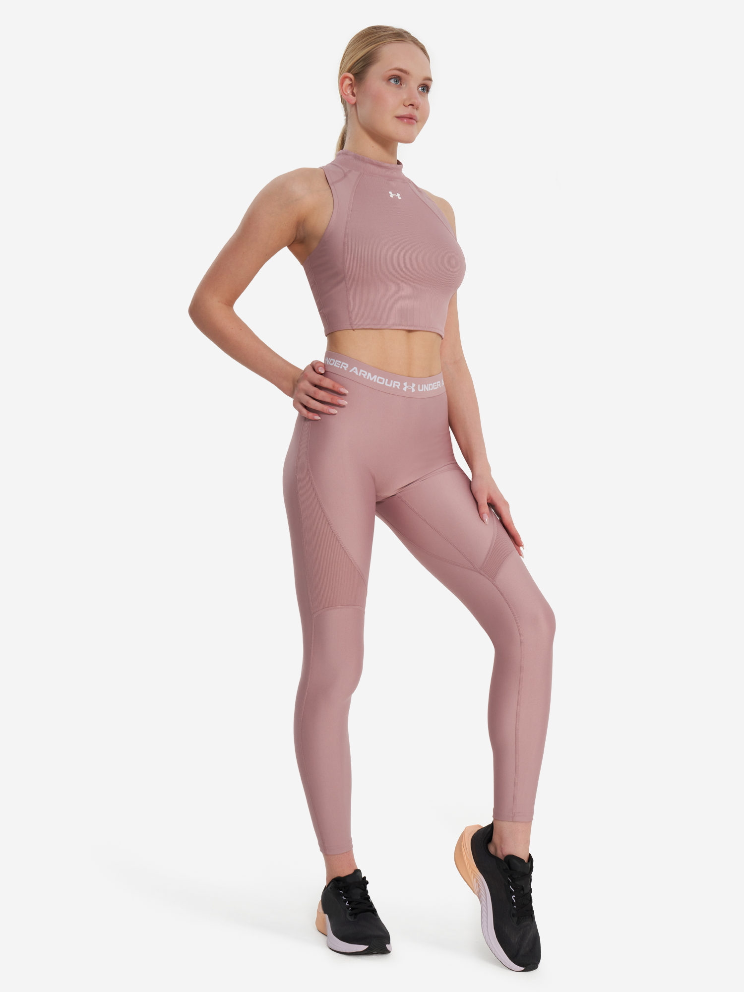 фото Топ бра спортивный under armour, розовый