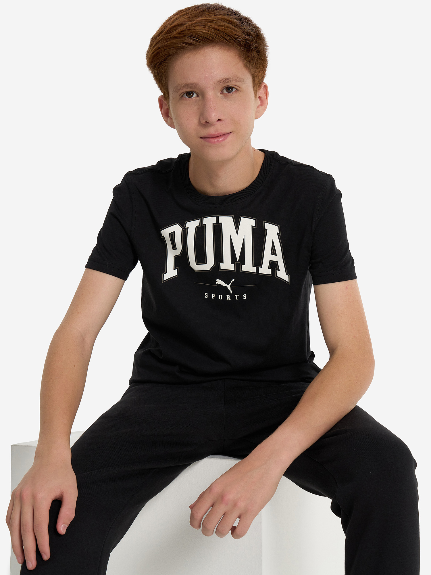 

Футболка для мальчиков PUMA Squad Big Graphic, Черный