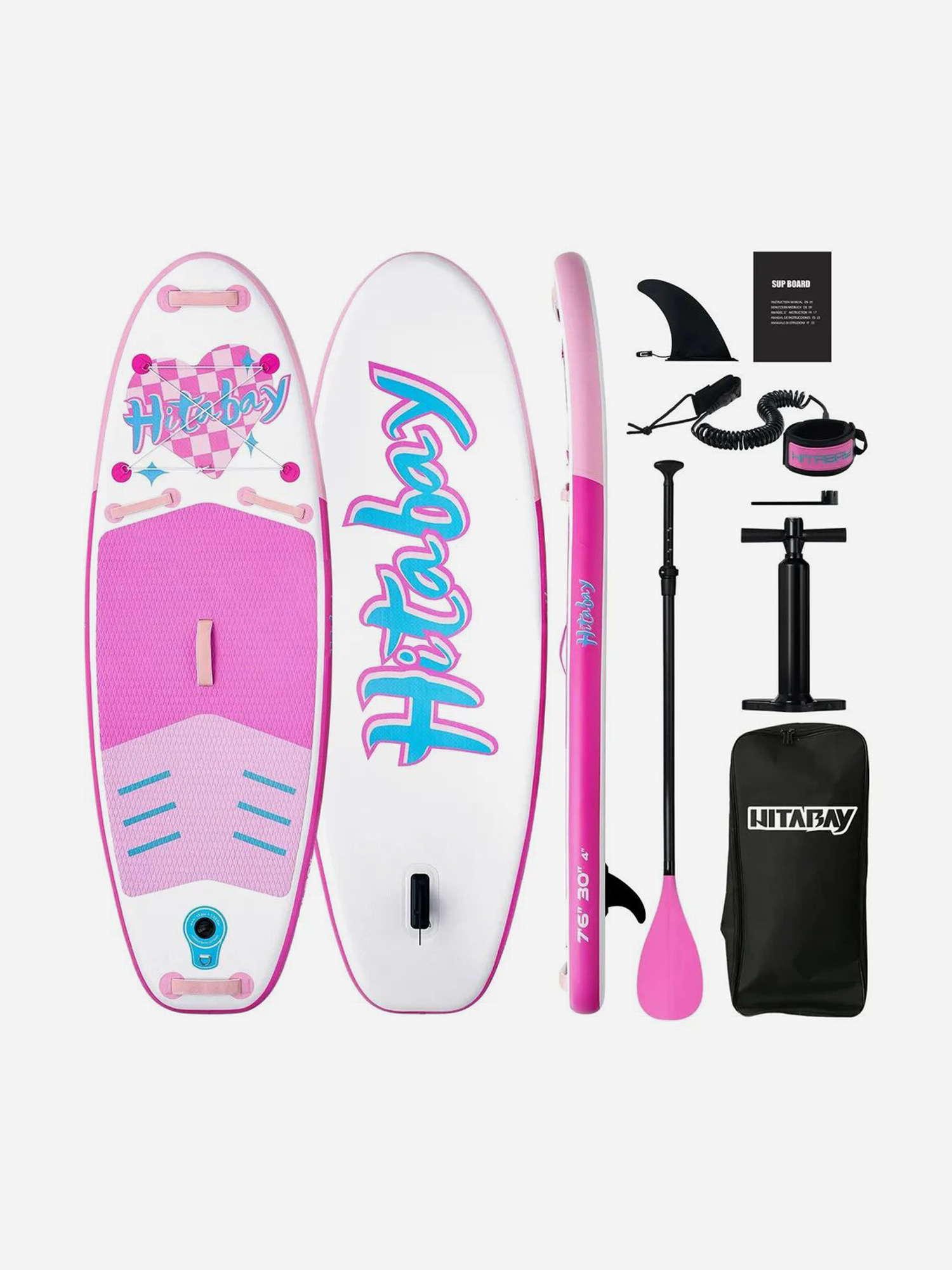 

Сапборд для детей Hitabay Pink, Розовый