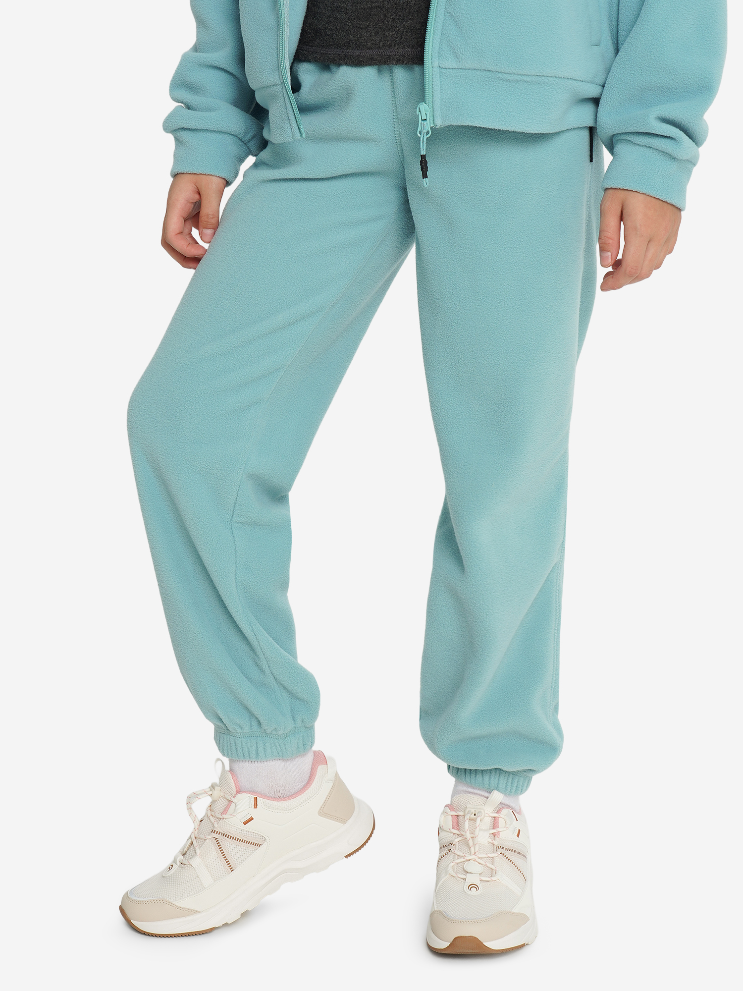 Брюки флисовые для девочек Outventure, голубой, арт. 137391out-n0