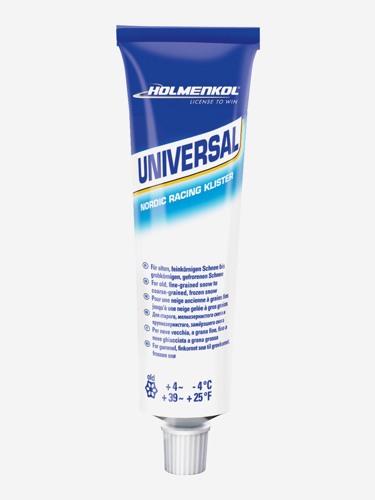 

Мазь держания для беговых лыж HOLMENKOL Klister Universal, Белый