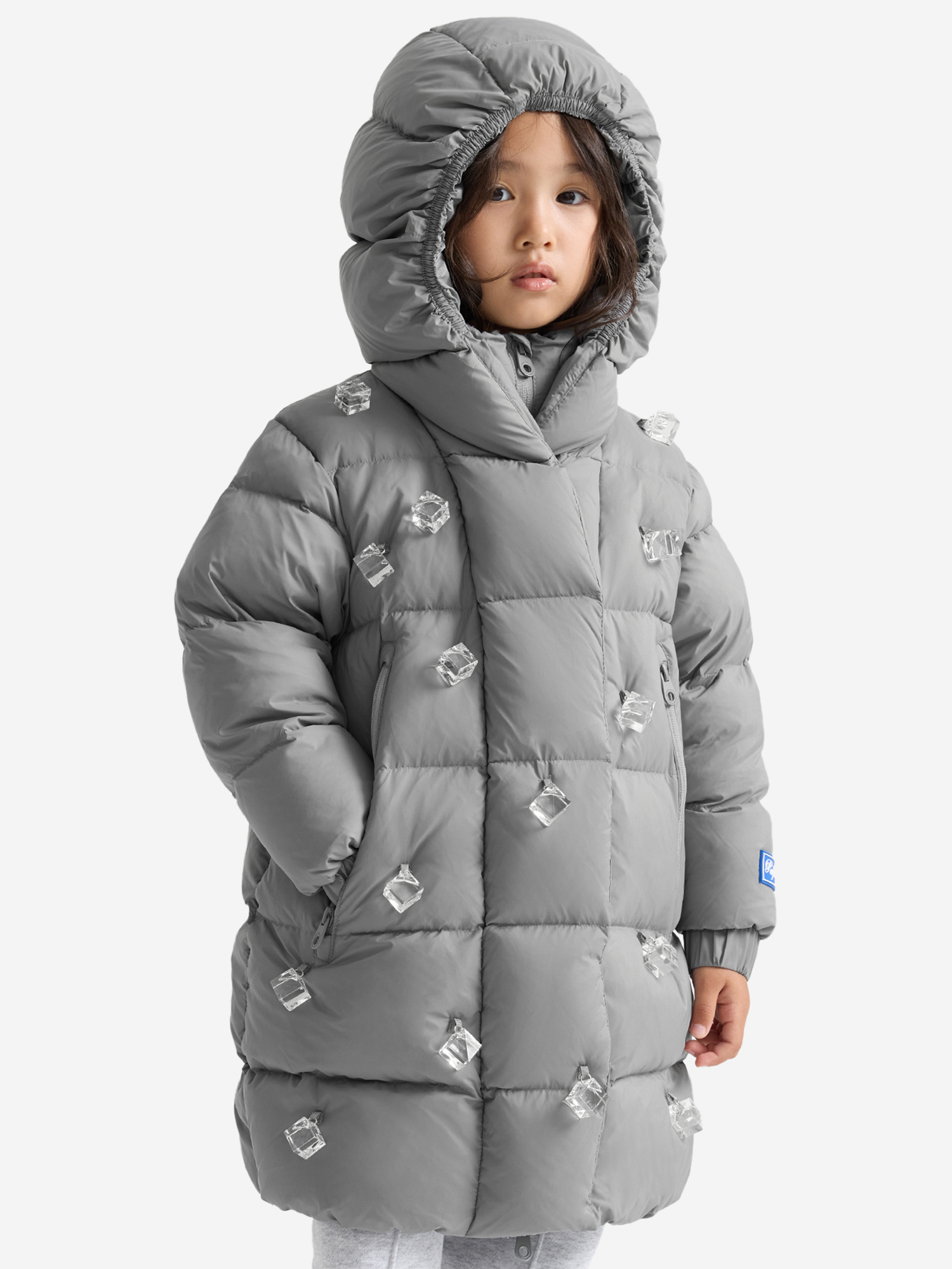 Изображение товара Детский пуховик Happy Baby для зимы с утеплителем из пуха и пера