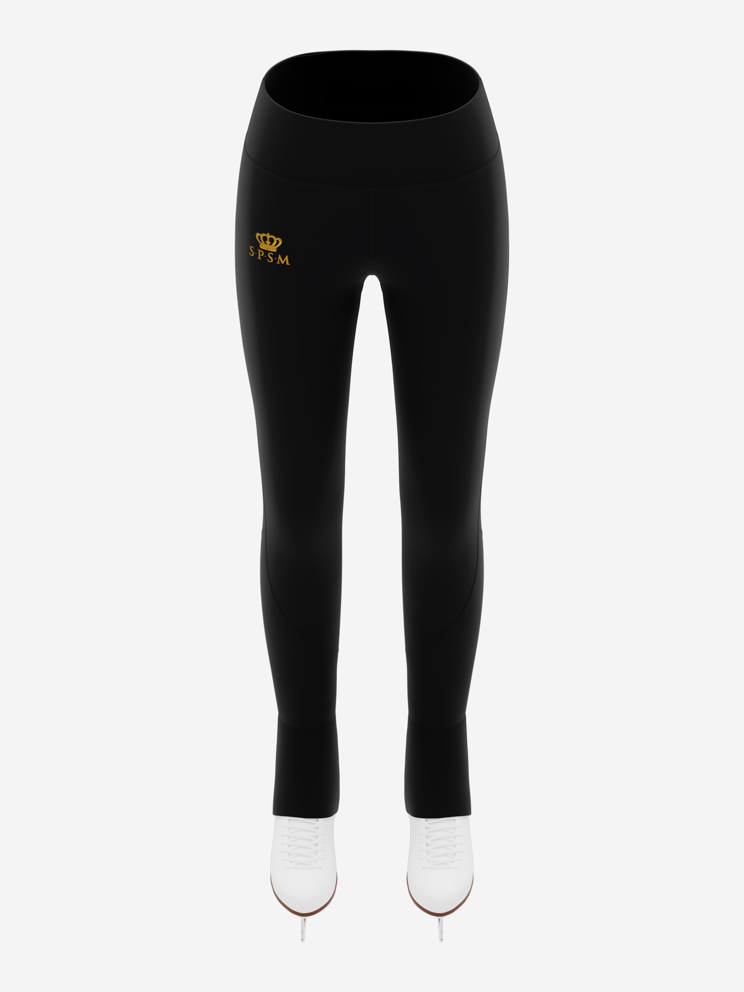 Изображение товара Леггинсы теплые для фигурного катания SPSM, Черный