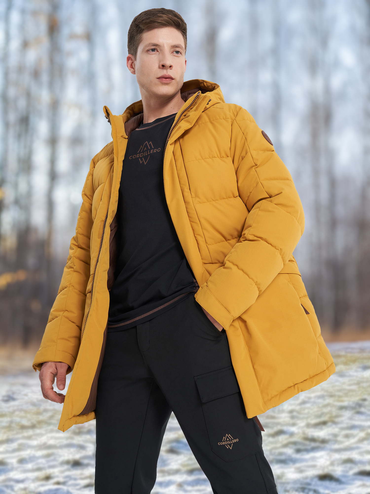 

Пуховик мужской Cordillero, Желтый