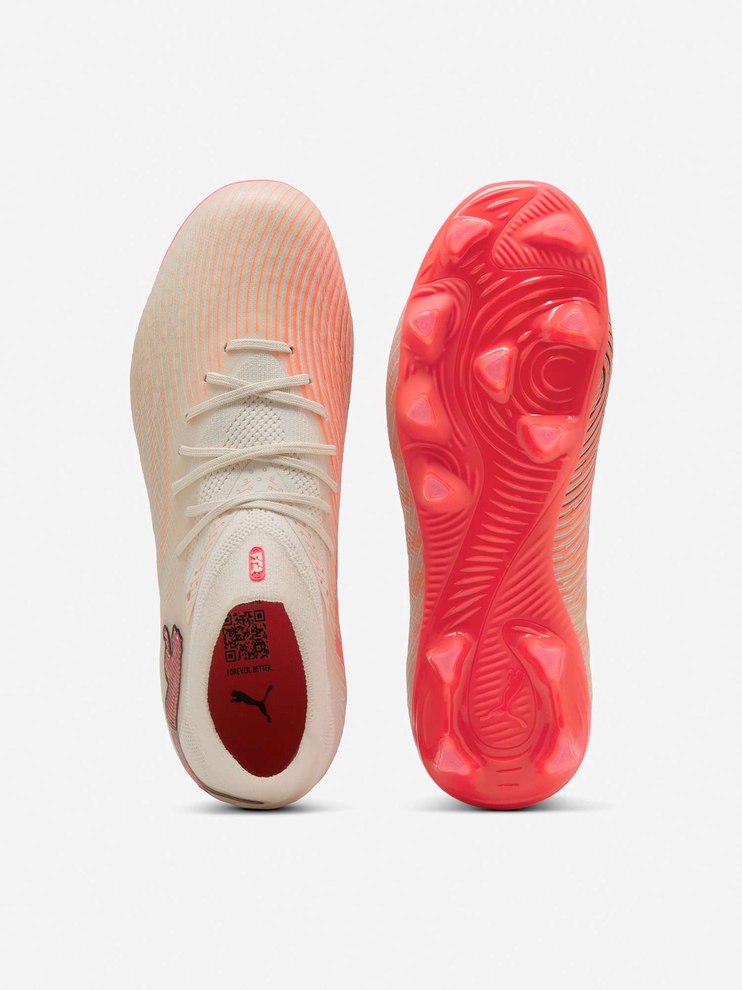 Бутсы для мальчиков PUMA Future 9 Pro Fg/Ag, Бежевый 4