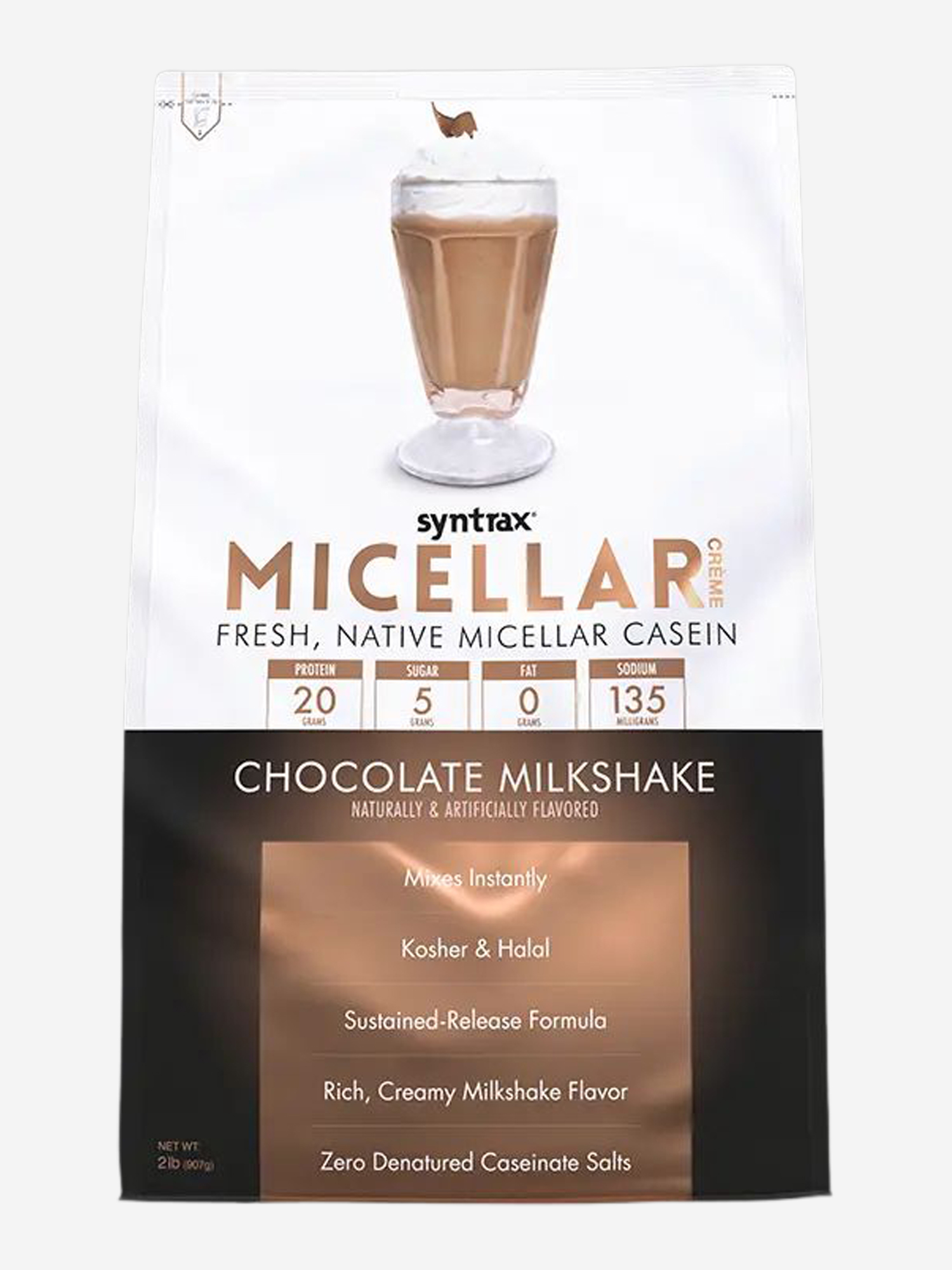 Изображение товара Протеин Syntrax Micellar Creme, 907 г, Шоколадный коктейль