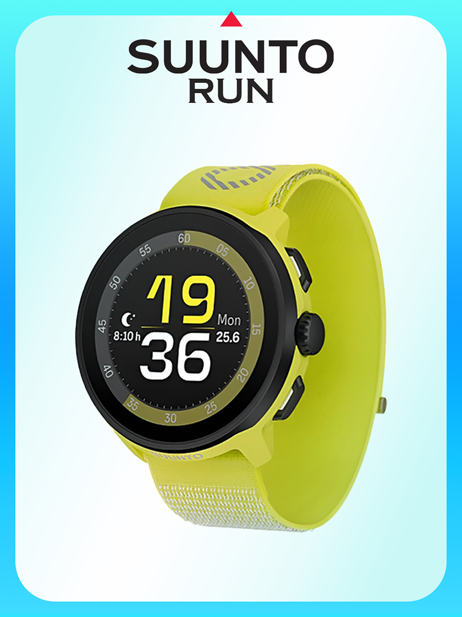 Изображение товара Спортивные часы Suunto Run, лимонные, Желтый