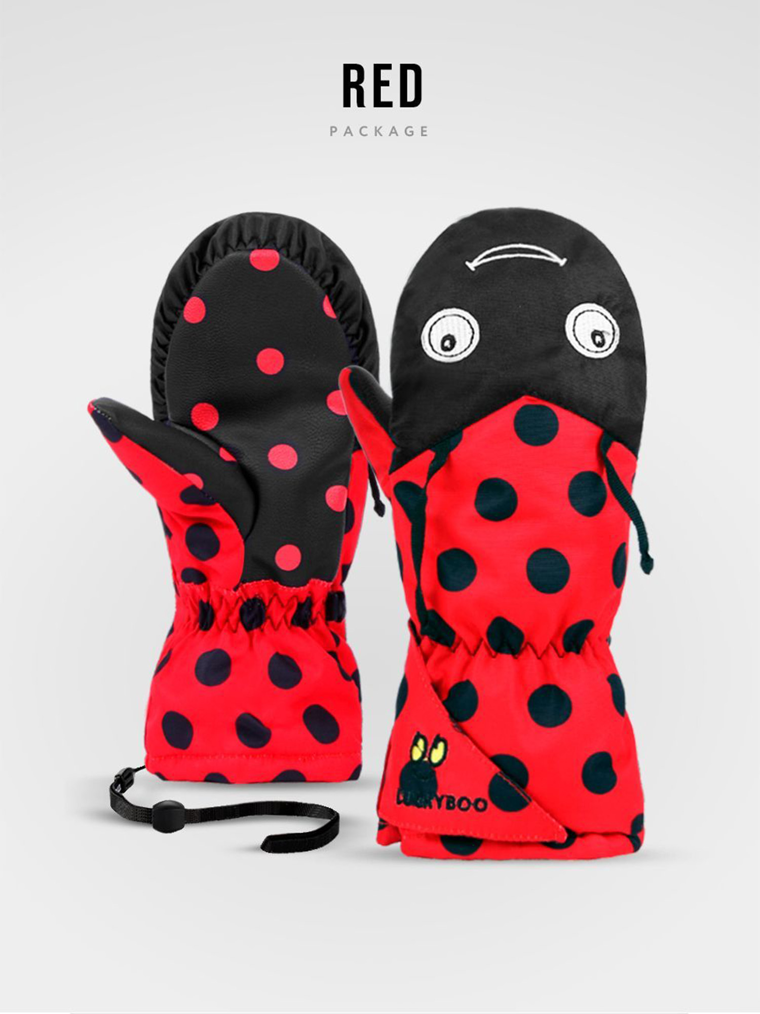 Изображение товара Варежки LUCKYBOO PLAY для детей, горные лыжи и сноубординг, нейлон флис
