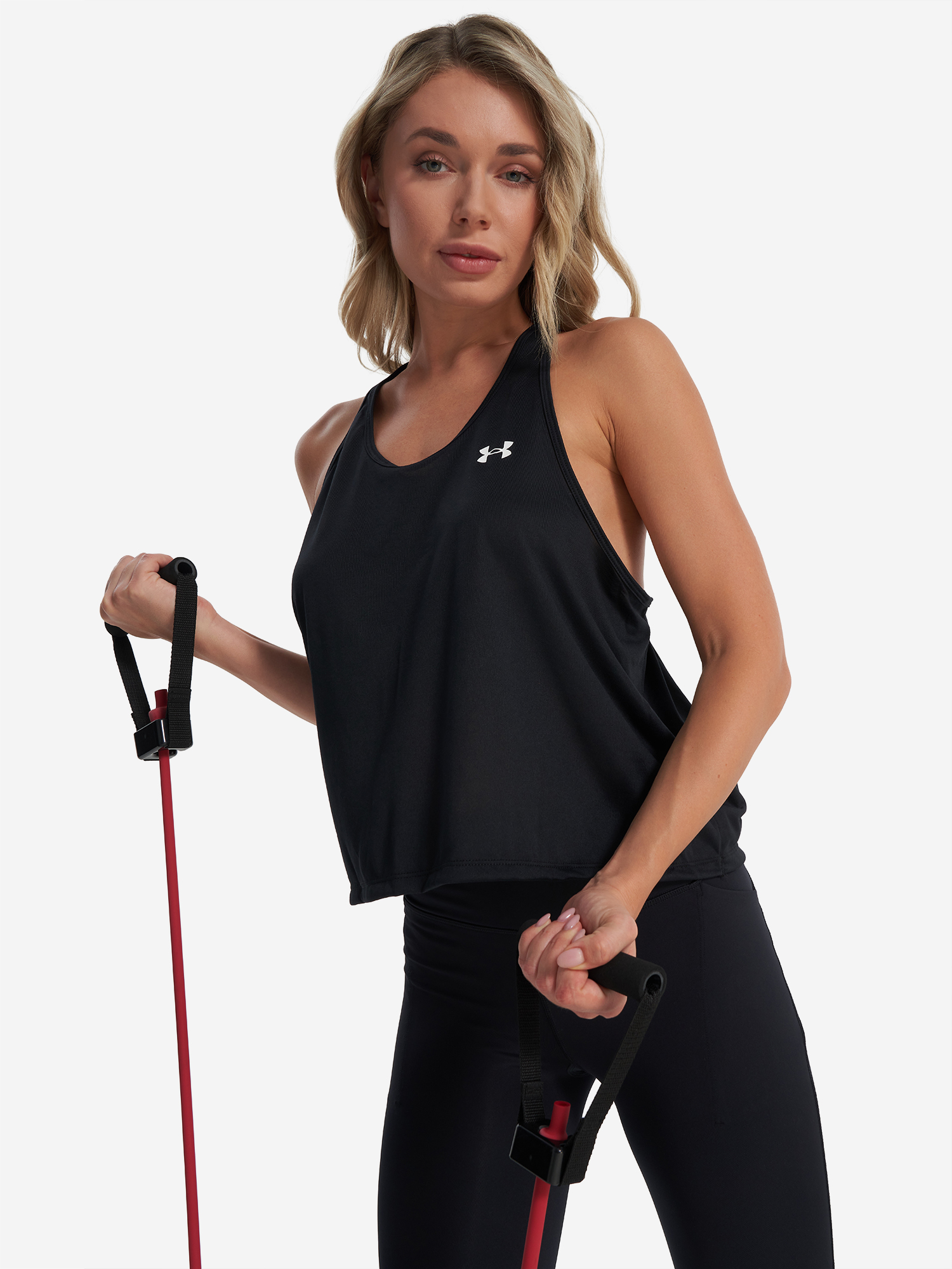 

Майка женская Under Armour Tech Swing Tank, Черный
