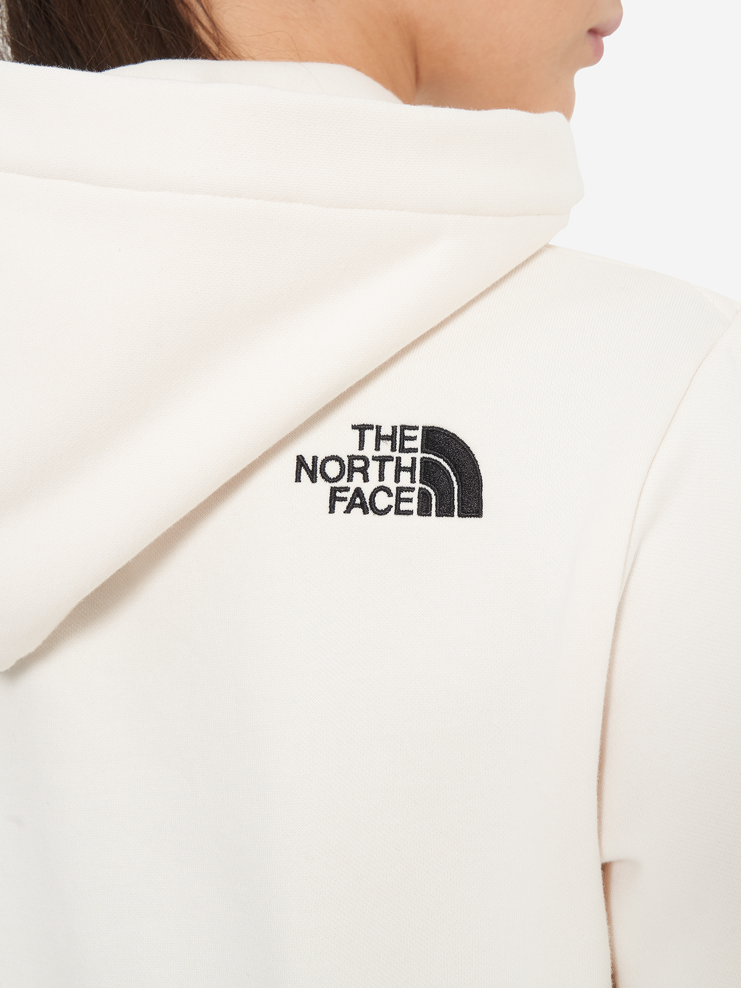 фото Худи женское the north face drew peak, бежевый