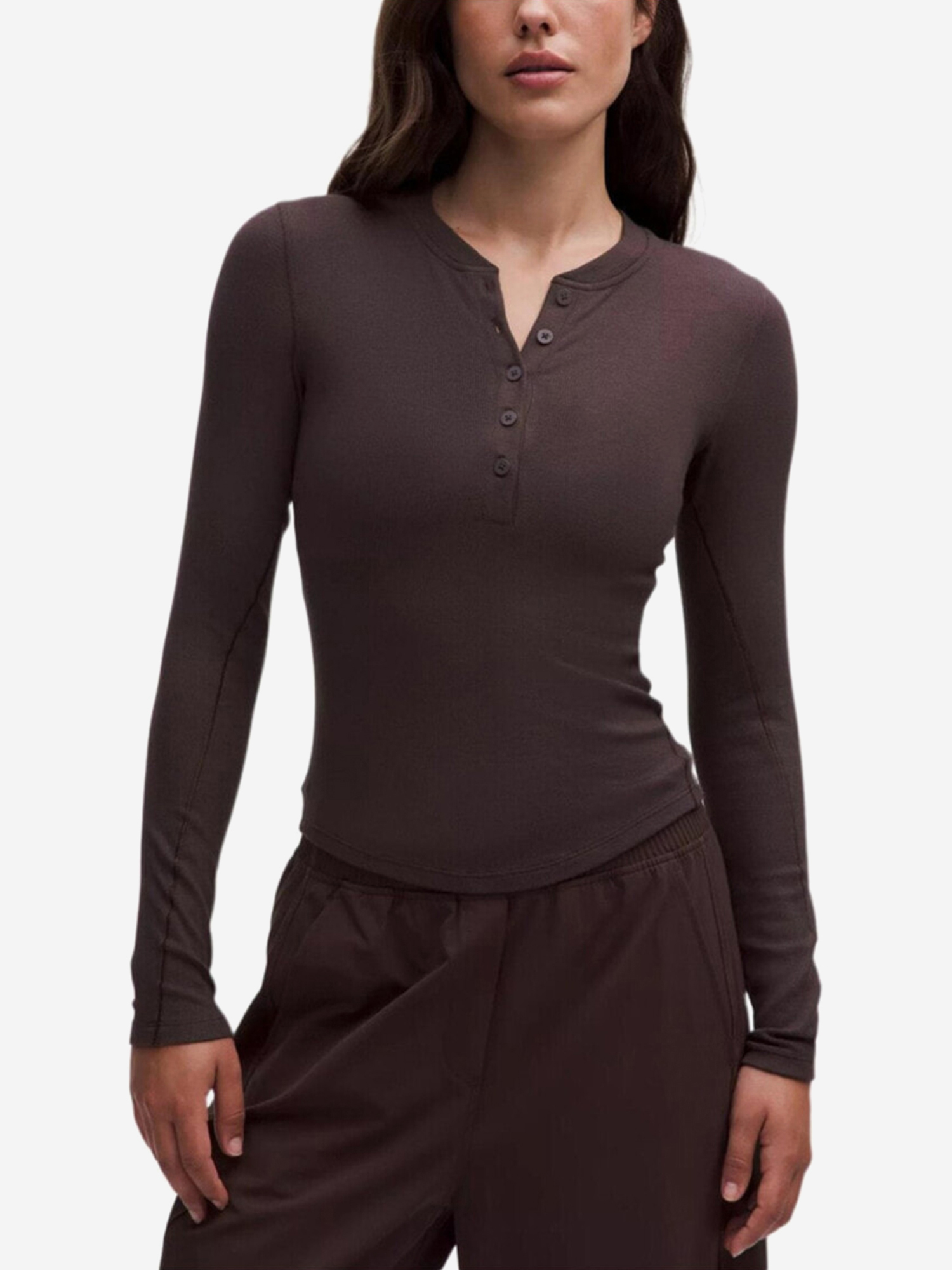 Изображение товара Футболка для спорта Lululemon коричневая для женщин