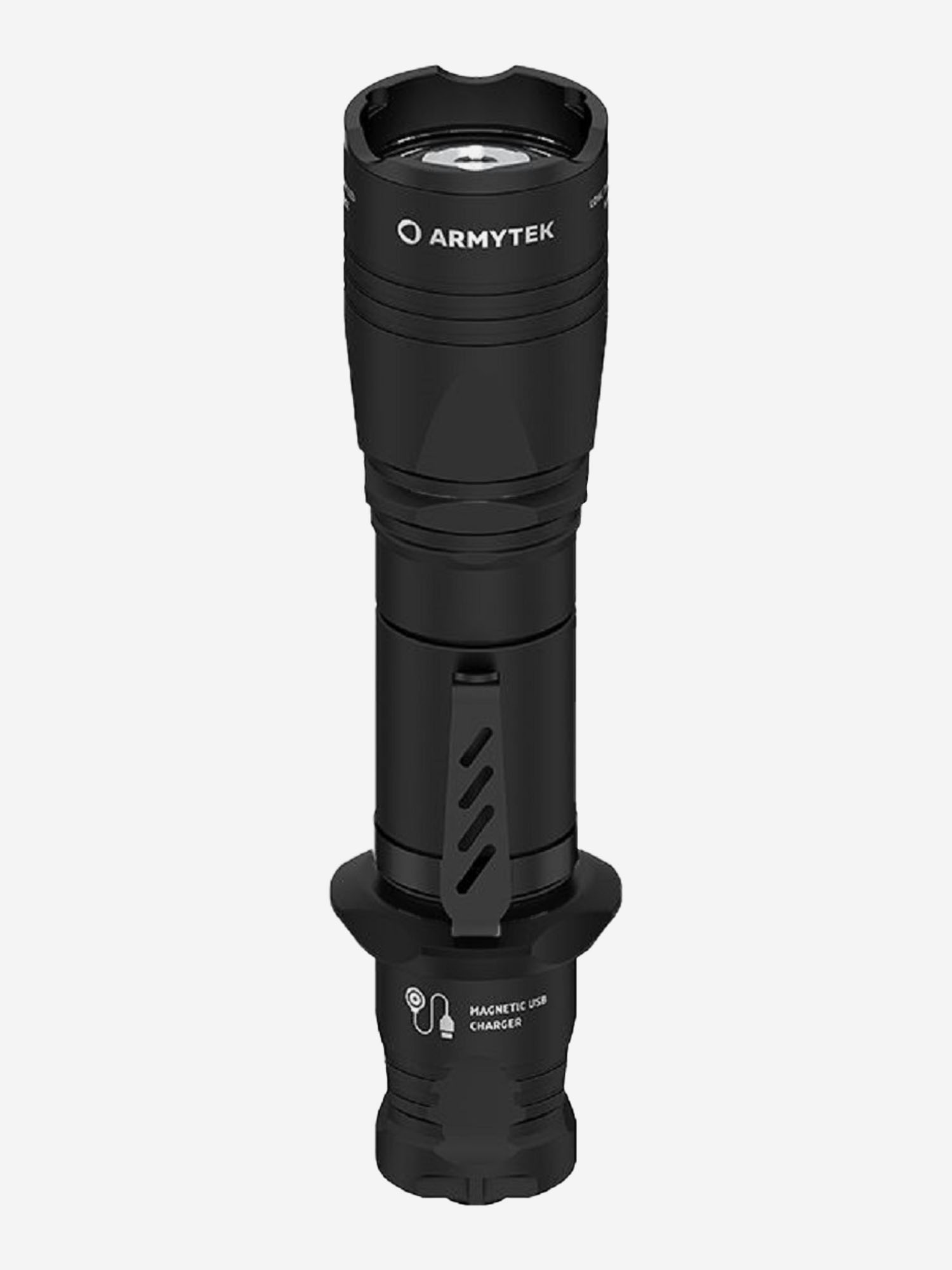 

Фонарь ручной Armytek Dobermann Pro Magnet USB, теплый свет, Черный