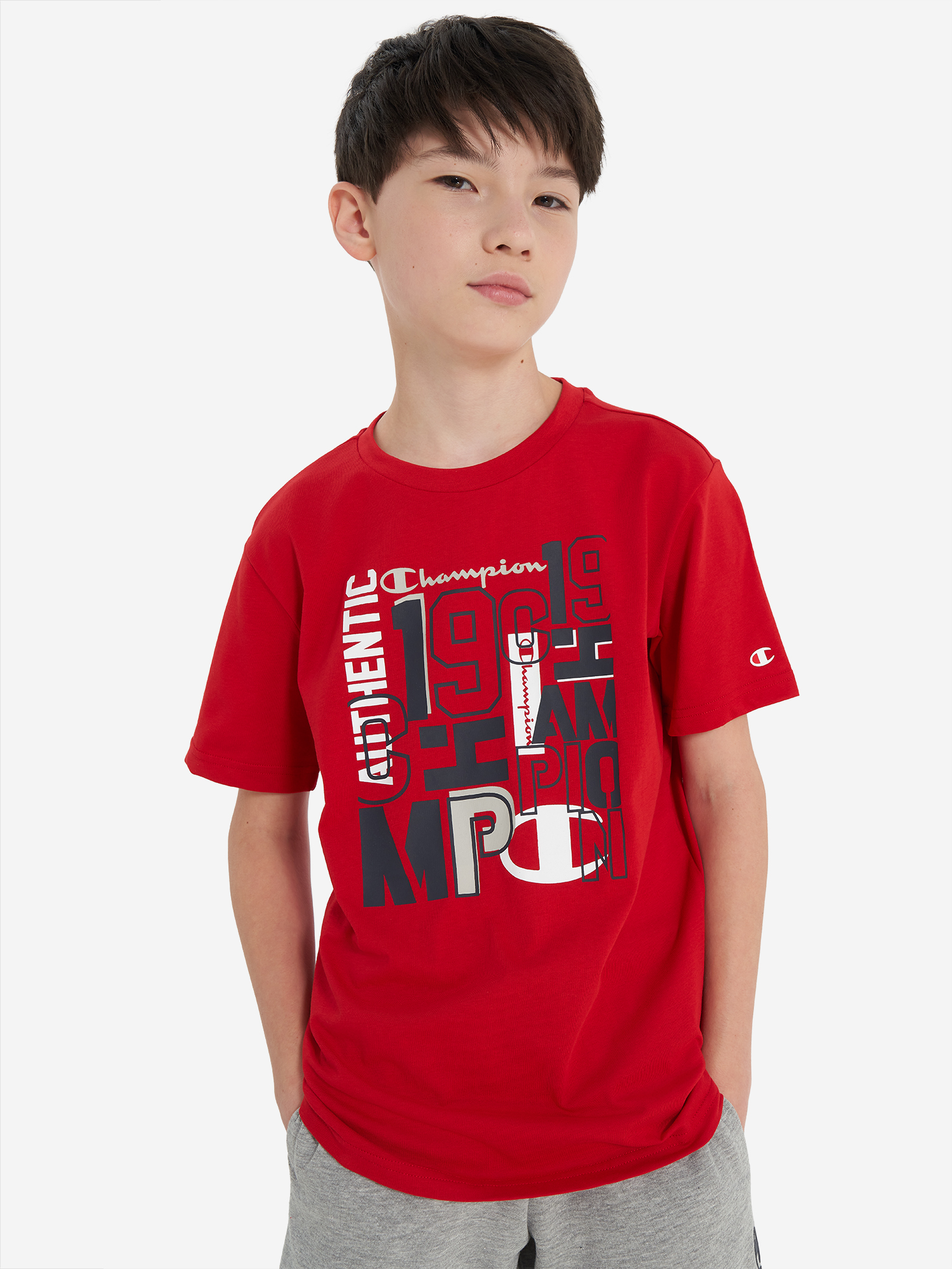 Футболка Champion, красный, арт. 28266