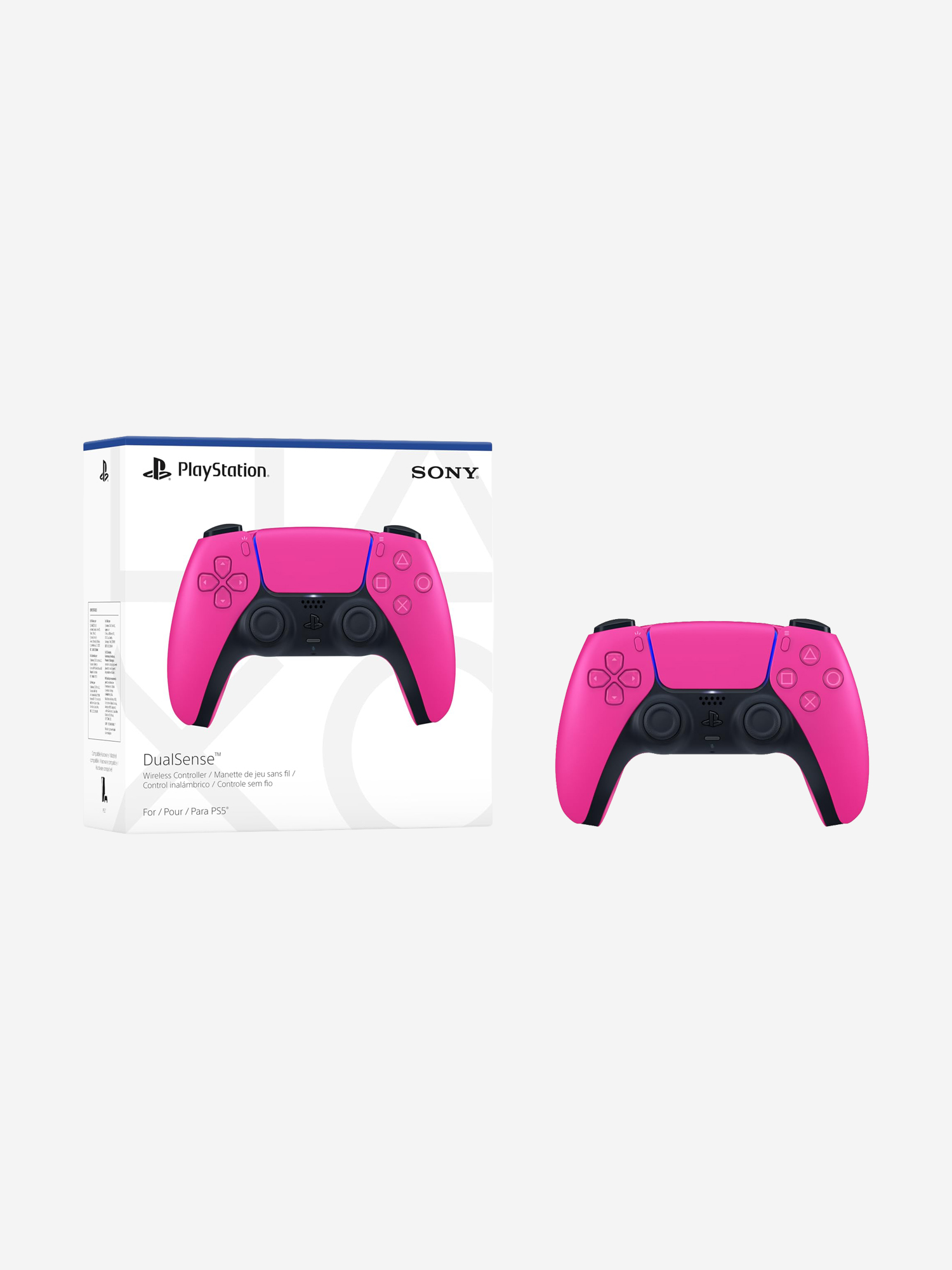Изображение товара Беспроводной геймпад PlayStation DualSense PS5, Розовый