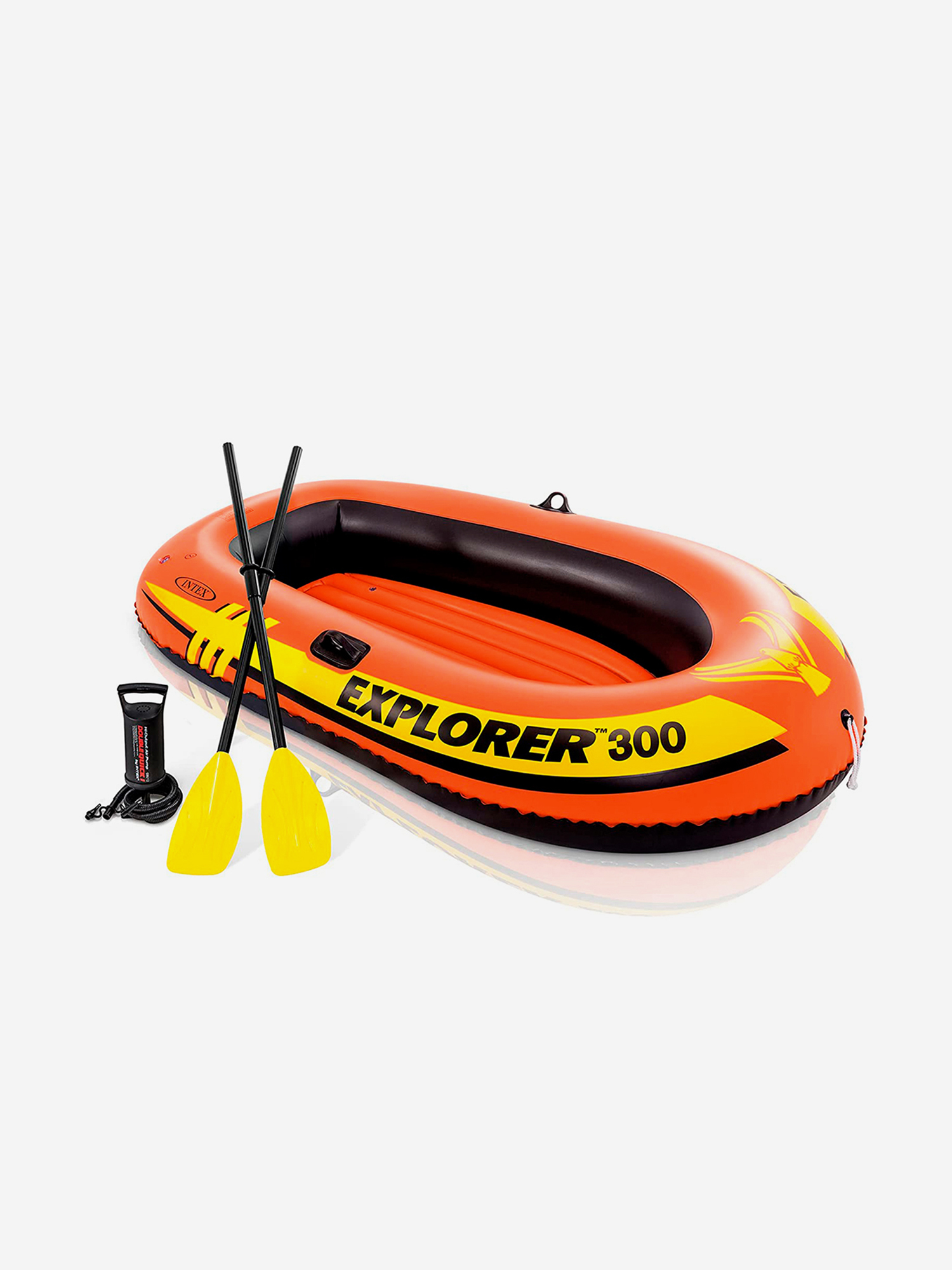 

Лодка Intex 58332 EXPLORER 300 211х117х41 см, Оранжевый