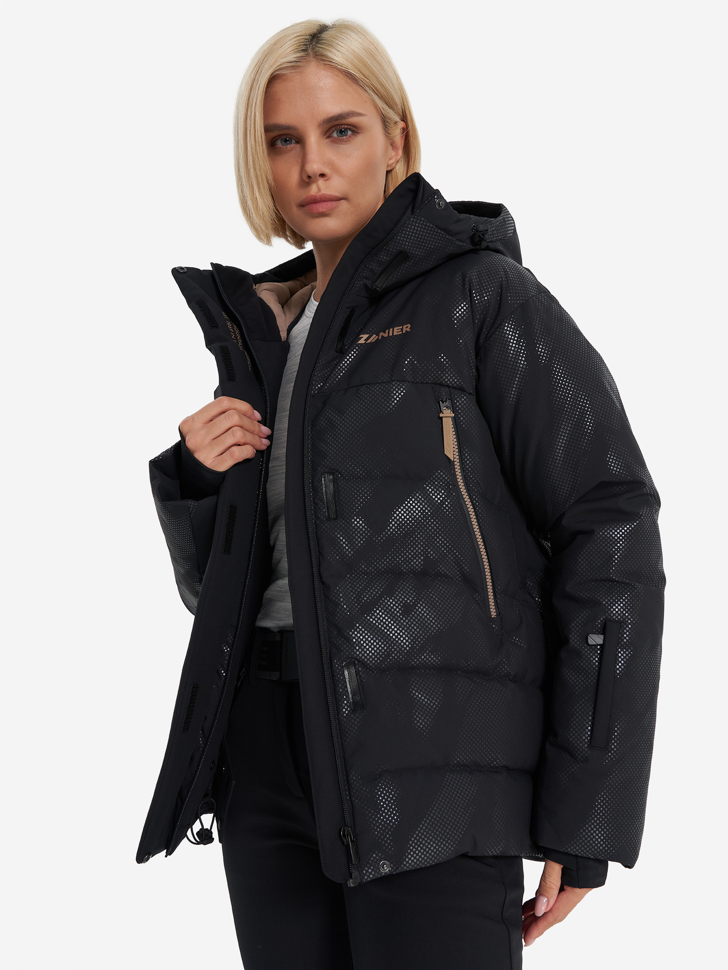 Пуховик женский Zanier Черный 17999₽