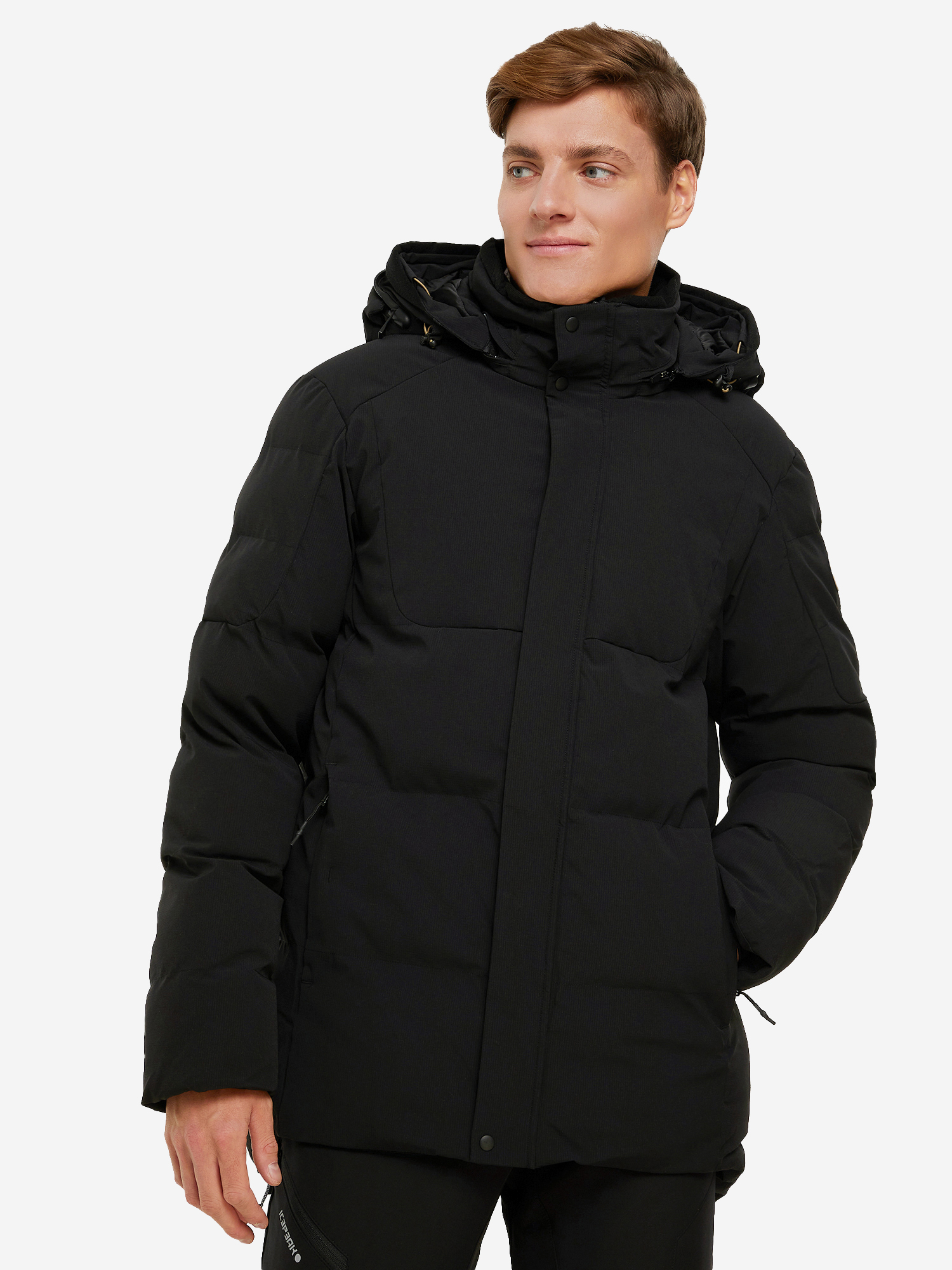 Куртка утепленная мужская IcePeak Bixby, Черный куртка утепленная мужская icepeak edgerton белый
