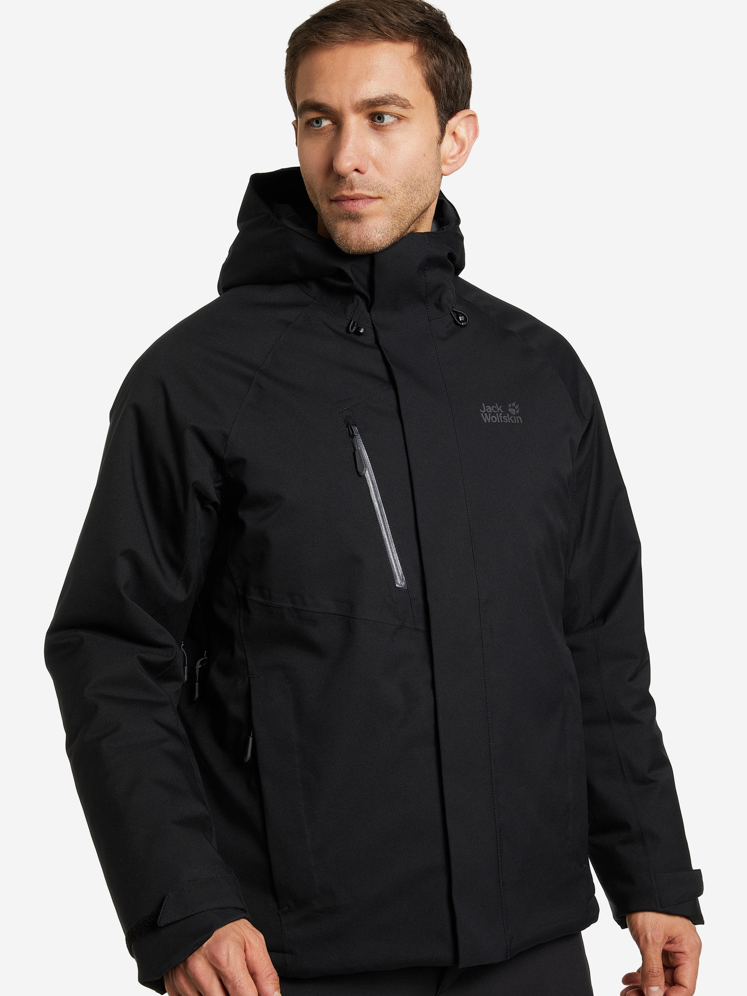 Куртка утепленная мужская Jack Wolfskin Troposphere, Черный 1115321J01-6000, размер 46 - фото 2