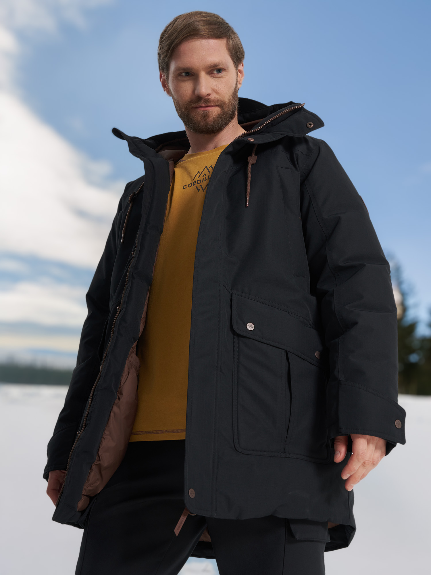 

Пуховик мужской Cordillero, Черный