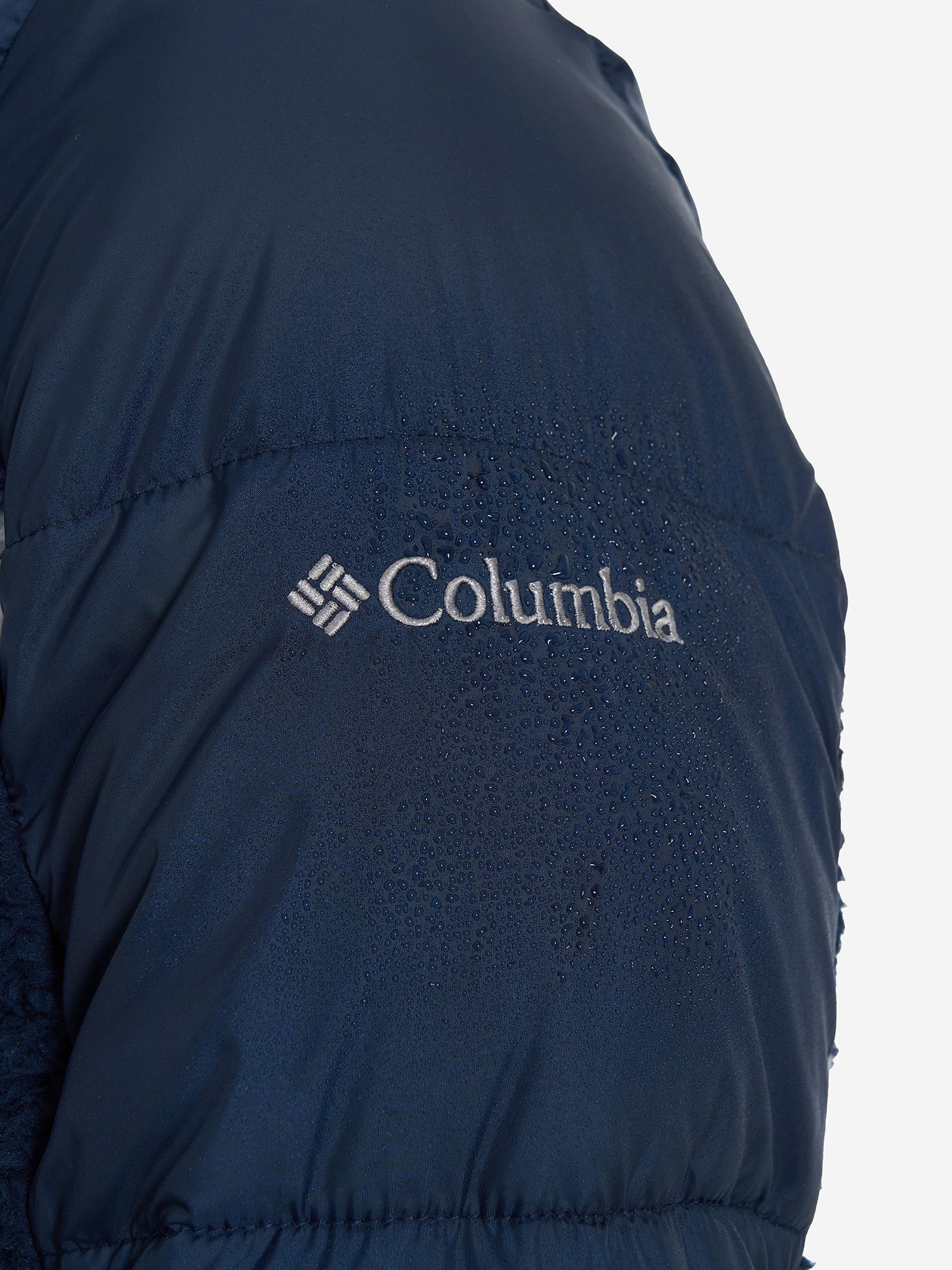 Куртка утепленная женская Columbia Leadbetter Point II Print Sherpa Hybrid, Синий 2093101CLB-464, размер 48 - фото 9