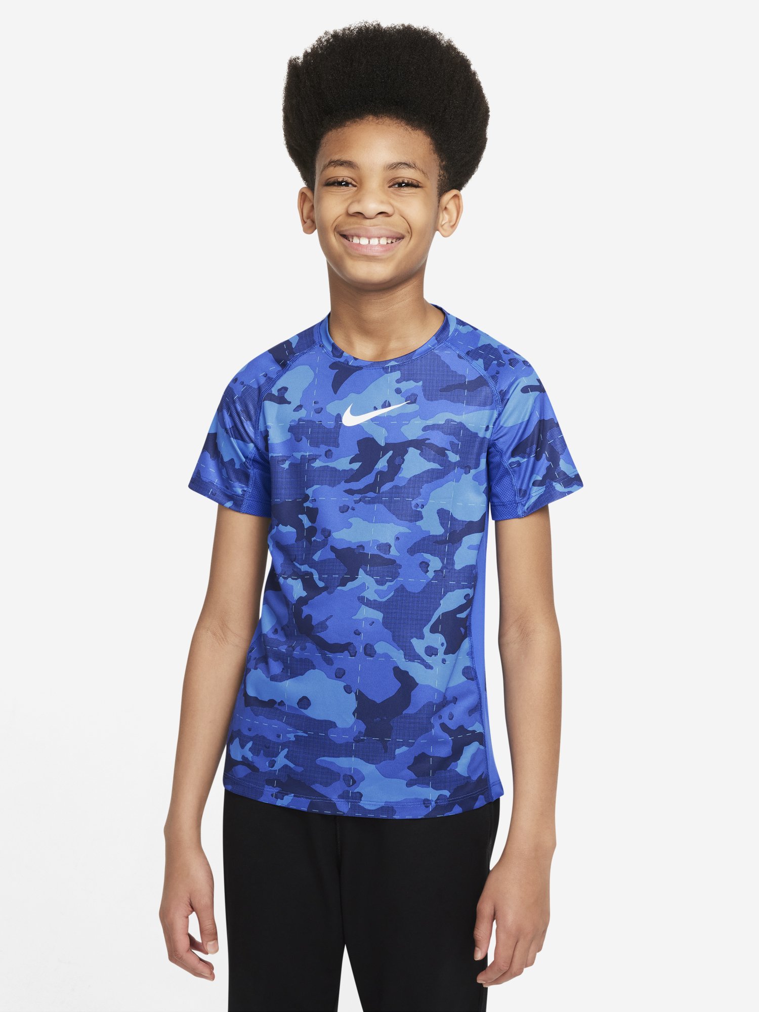 

Футболка для мальчиков Nike Pro Dri-FIT, Синий