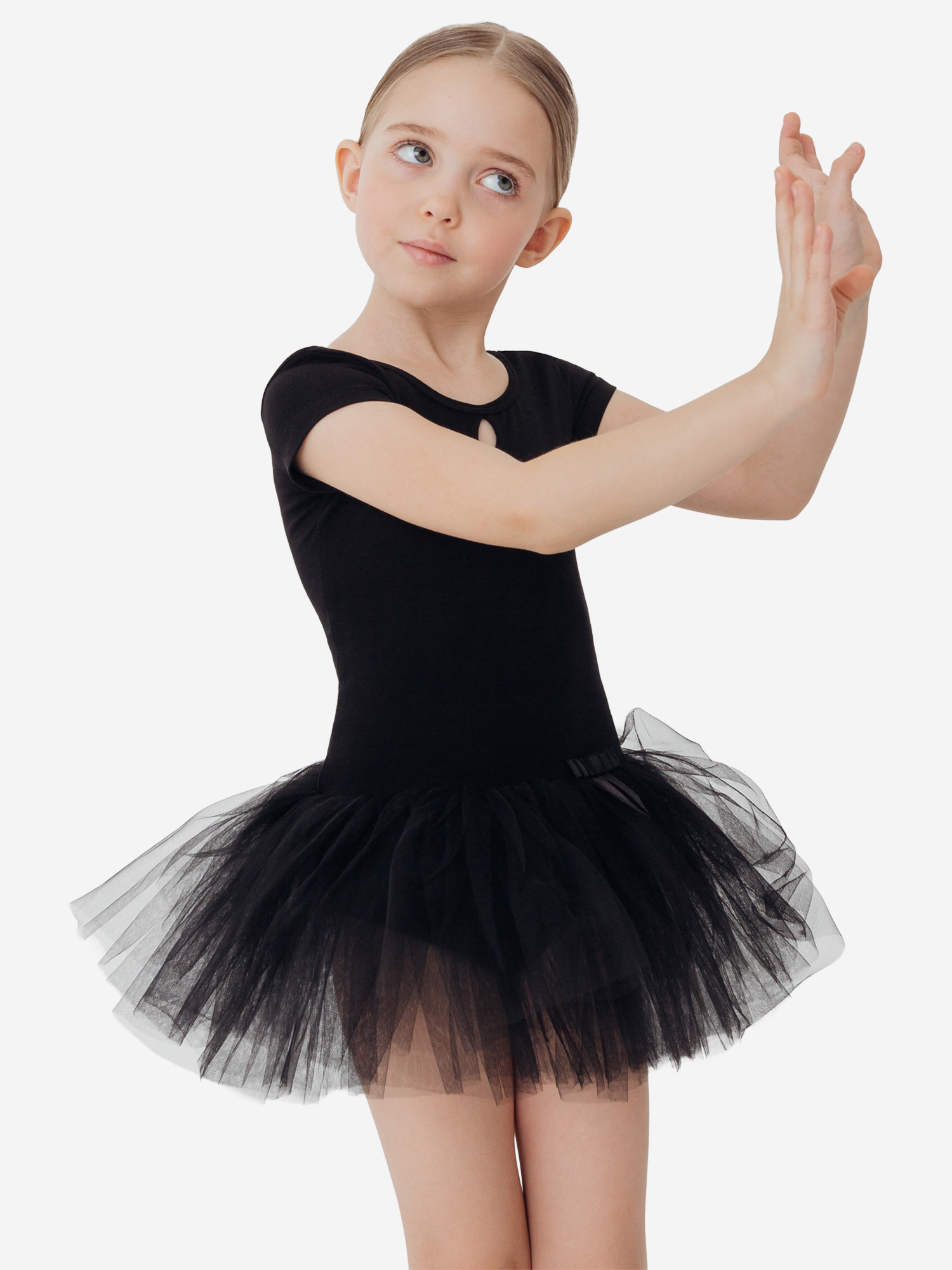 Изображение товара Купальник гимнастический Belkina с юбкой пачкой для выступлений, Черный