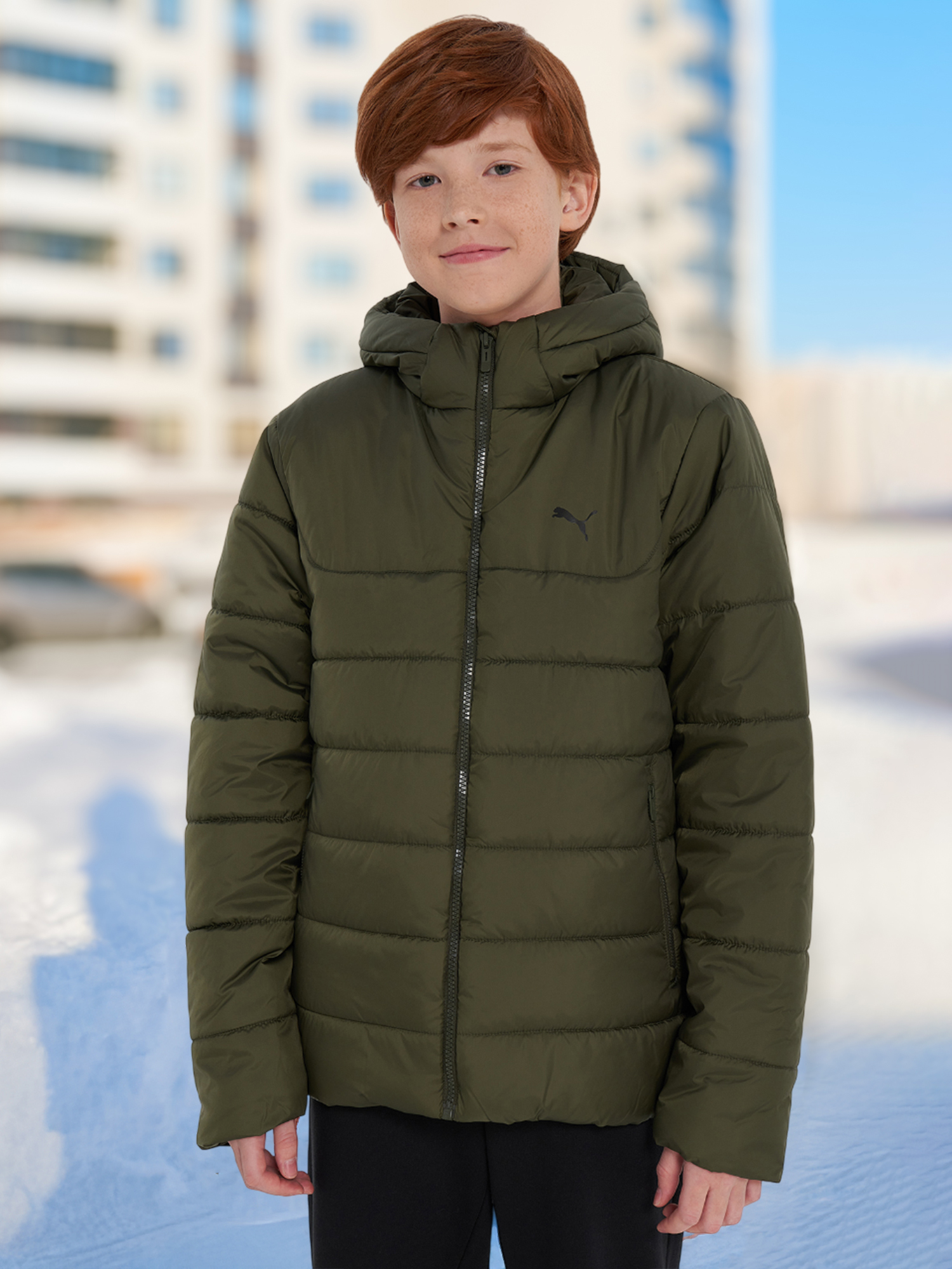 Куртка утепленная PUMA Ess, зеленый, арт. 28117