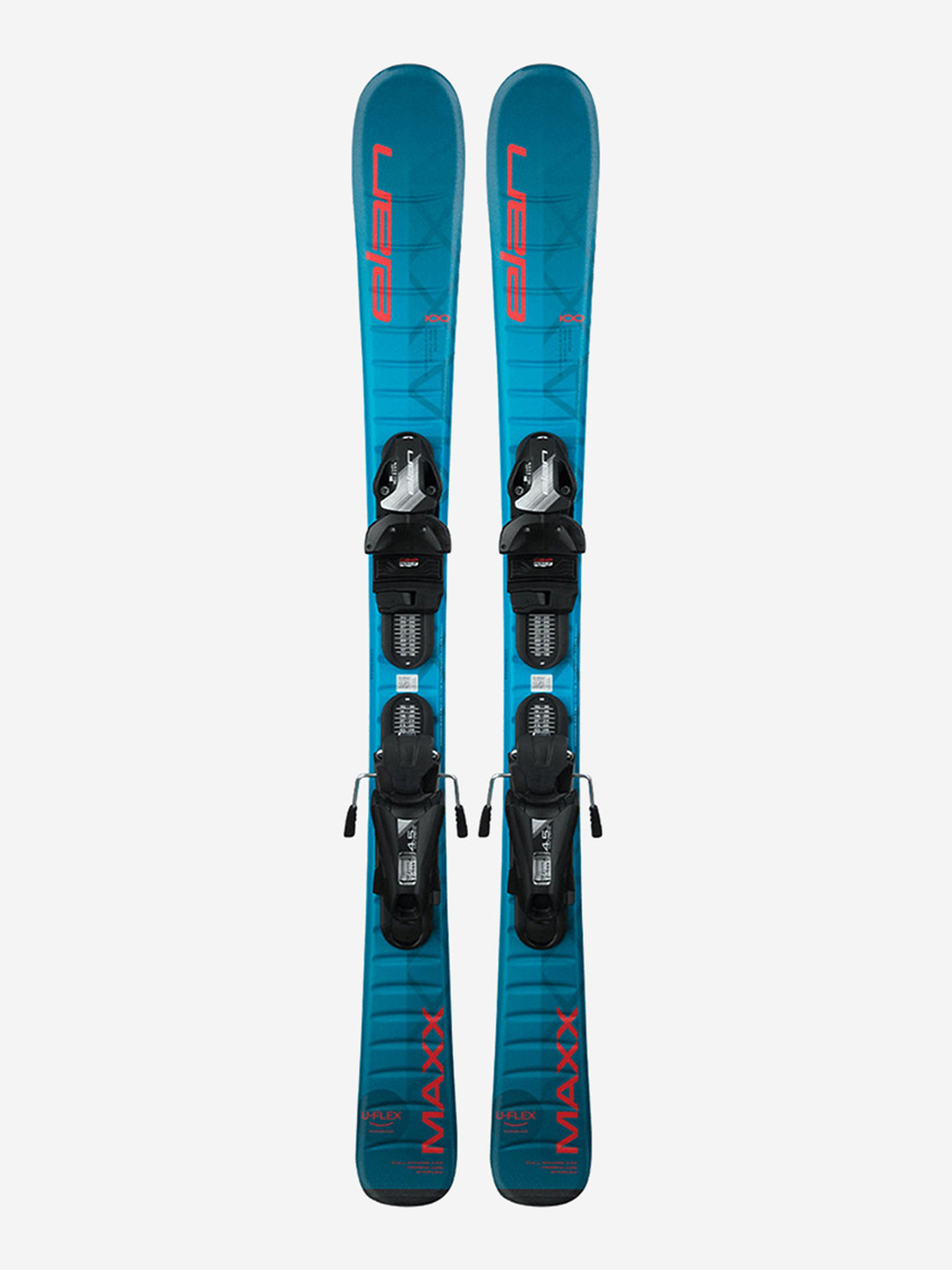  Горные лыжи с креплениями Elan Maxx Blue JR Shift + EL 4.5 GW 24/25, Синий