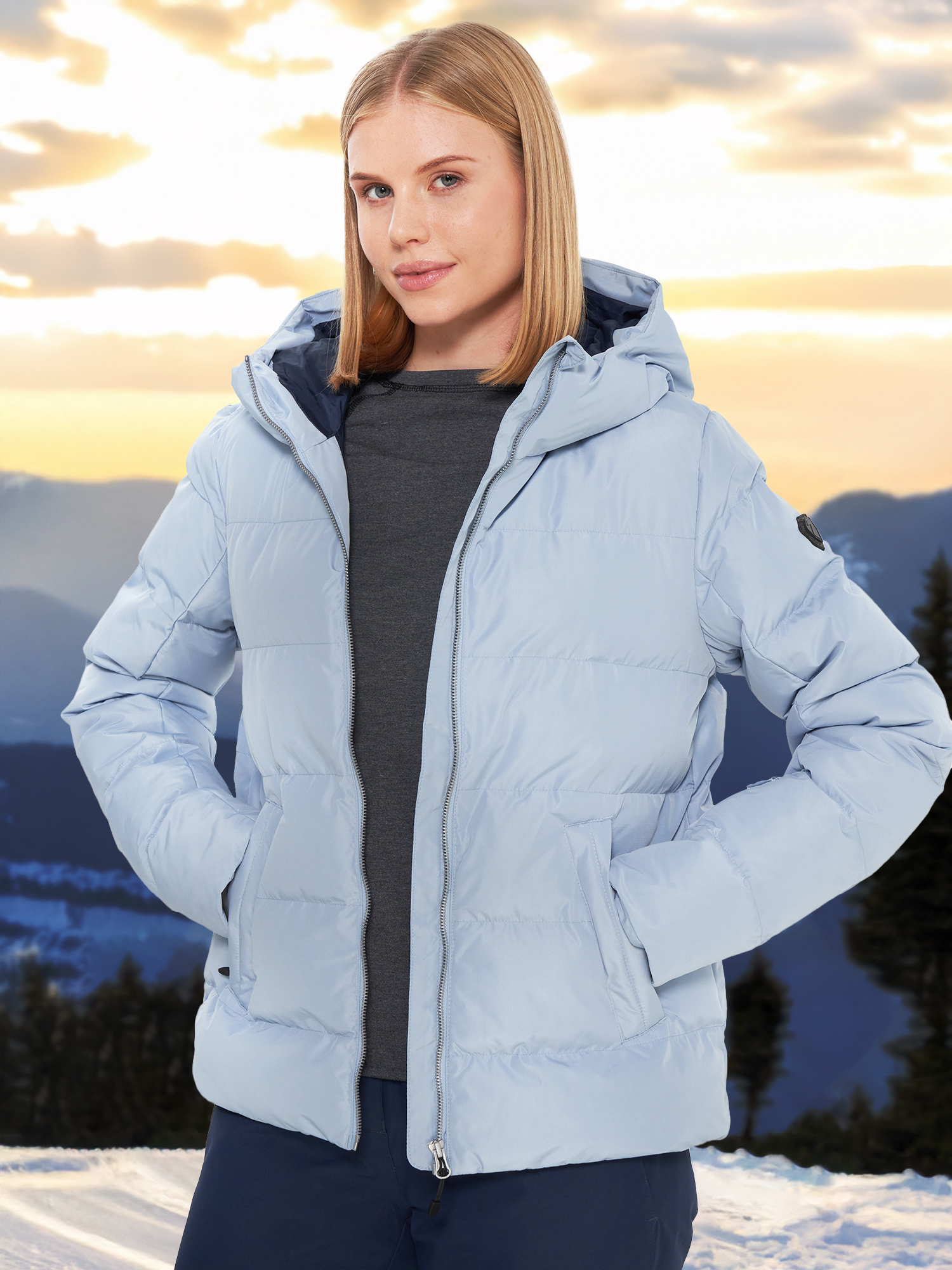 Куртка утепленная женская Ziener Pusja, голубой, арт. 139012znr-453