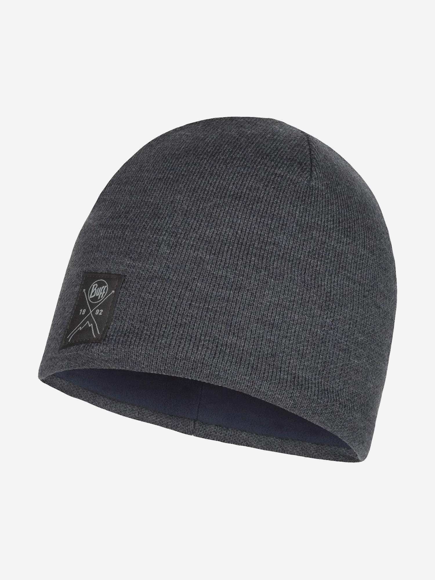 

Шапка Buff Knitted & Fleece Band Hat SOLID Black, Серый