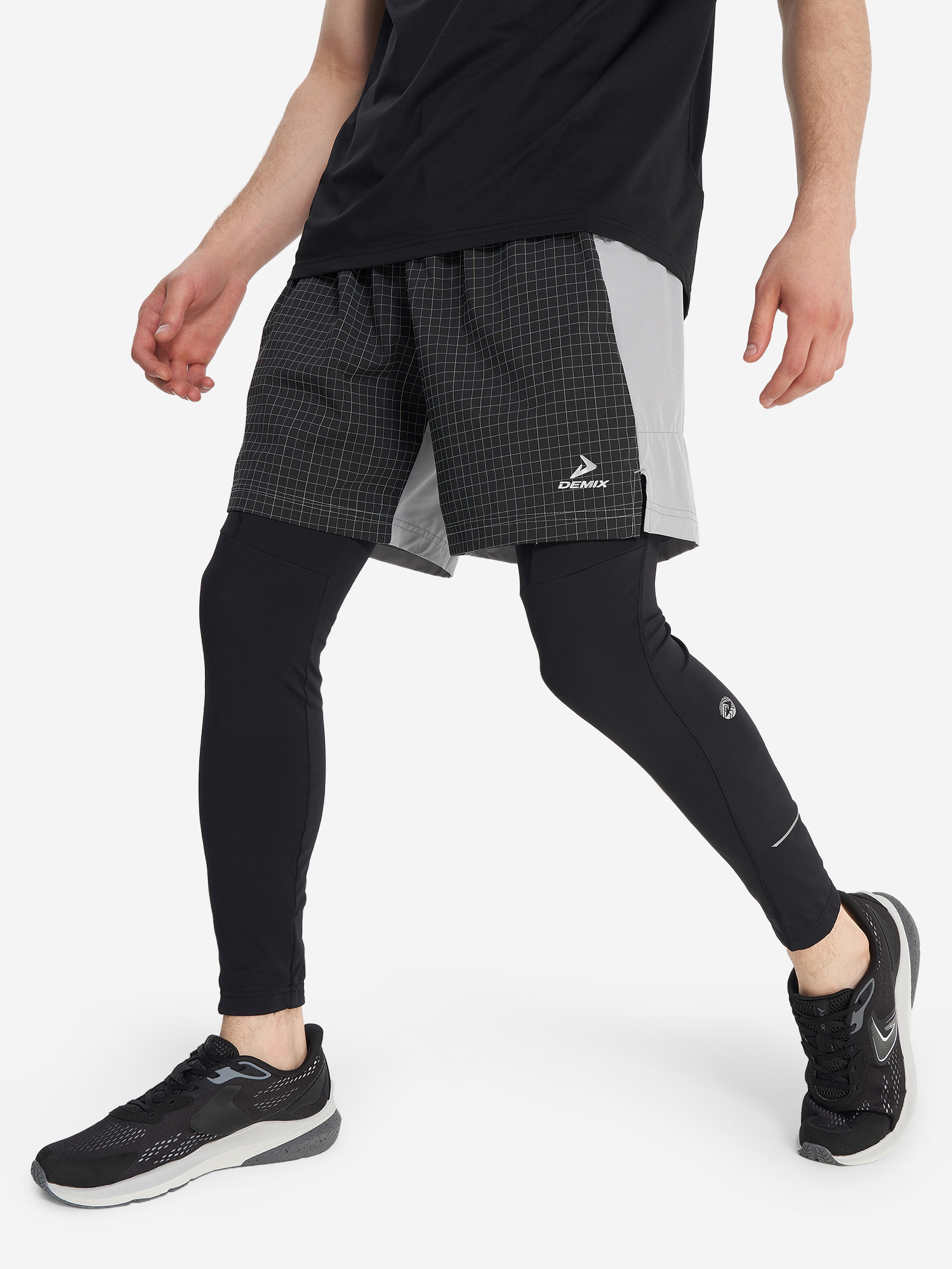 Изображение товара Шорты мужские Demix для бега с светoотражающими элементами