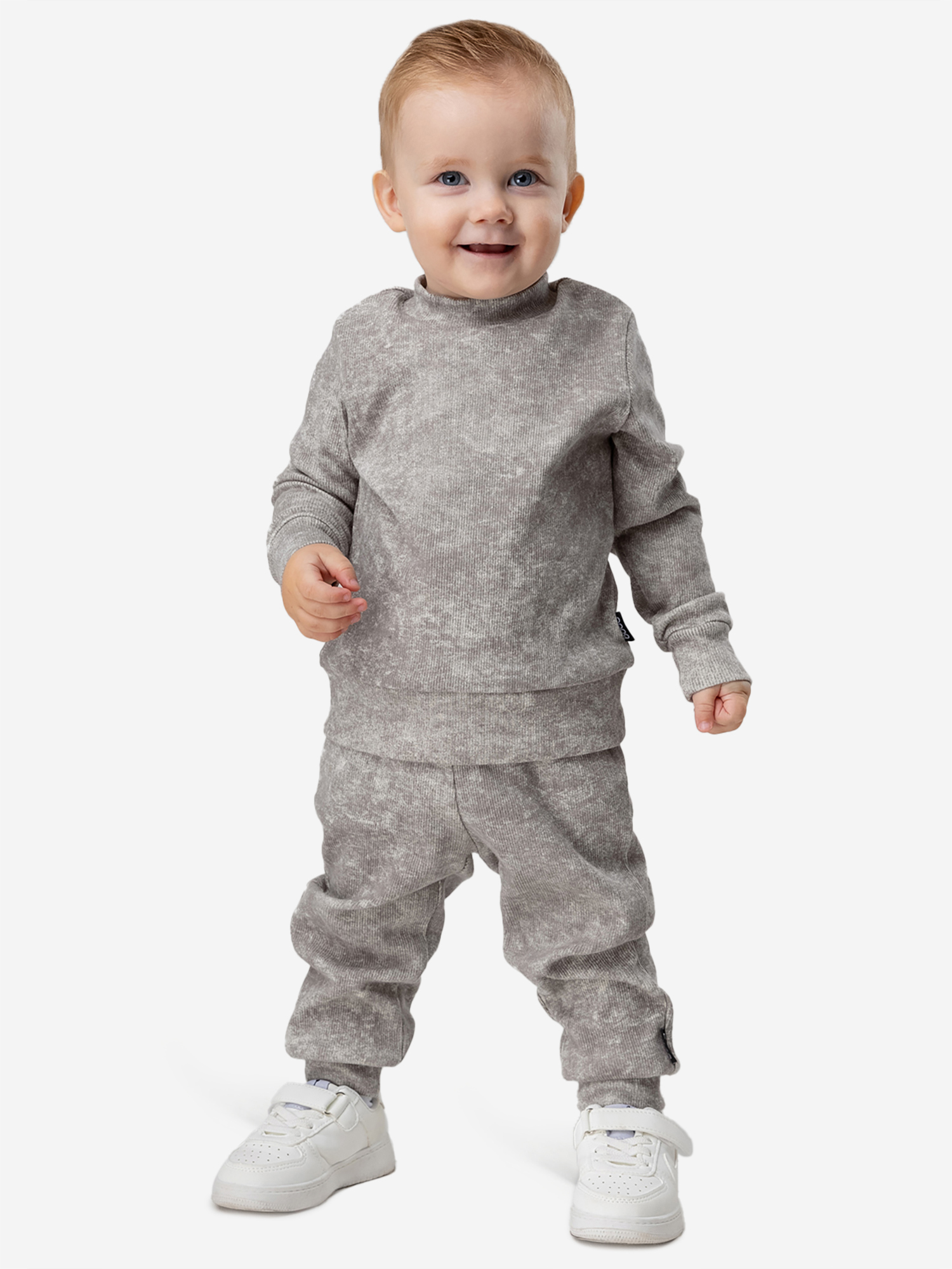 Изображение товара Костюм bodo серо-бежевый для малышей спортивный комбинезон всесезонный