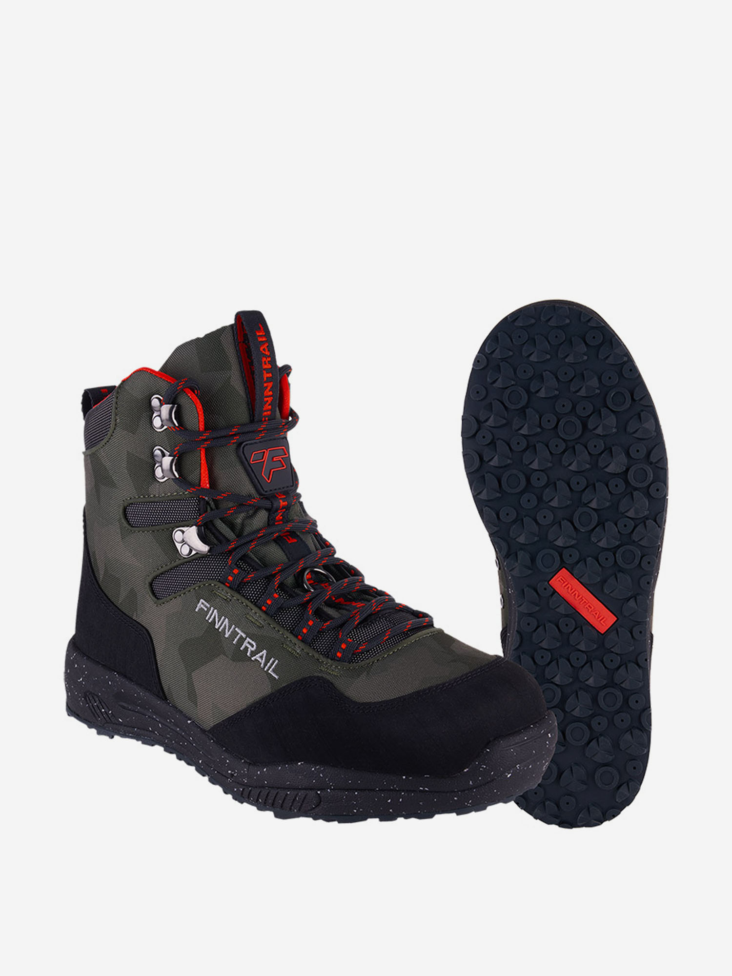 Изображение товара Забродные ботинки FINNTRAIL Sportsman для рыбалки и охоты мужские высокие влагозащитные