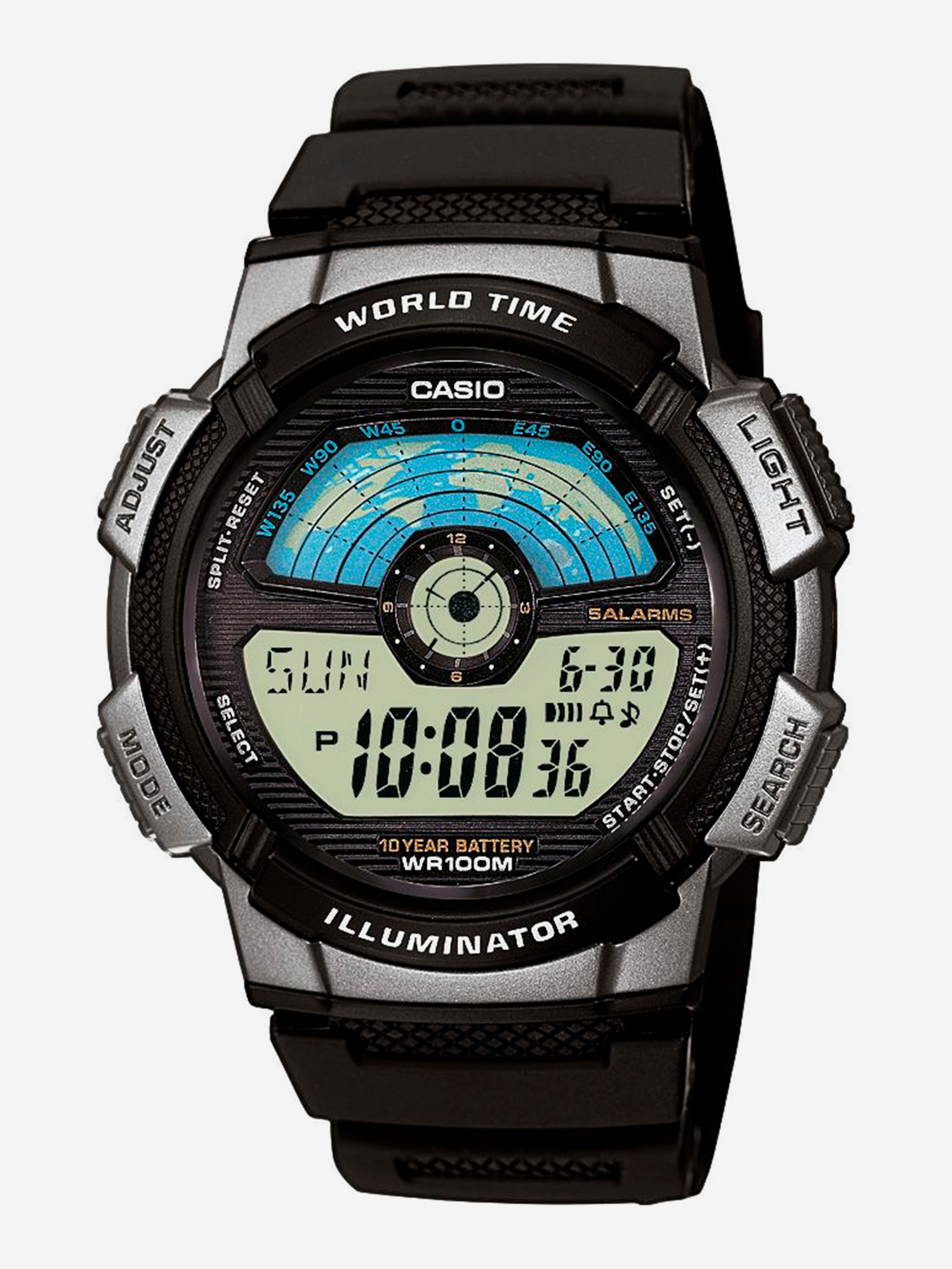 Изображение товара Спортивные часы CASIO AE-1100W-1A, Черный