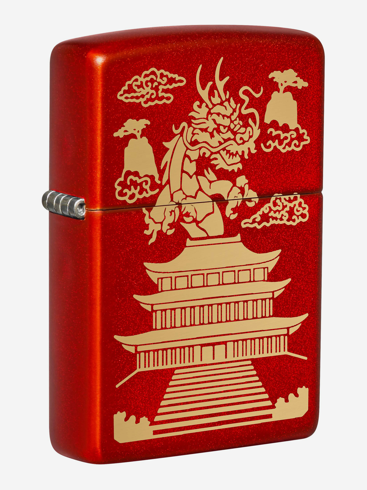 

Зажигалка бензиновая ZIPPO 49517 Eastern, Красный
