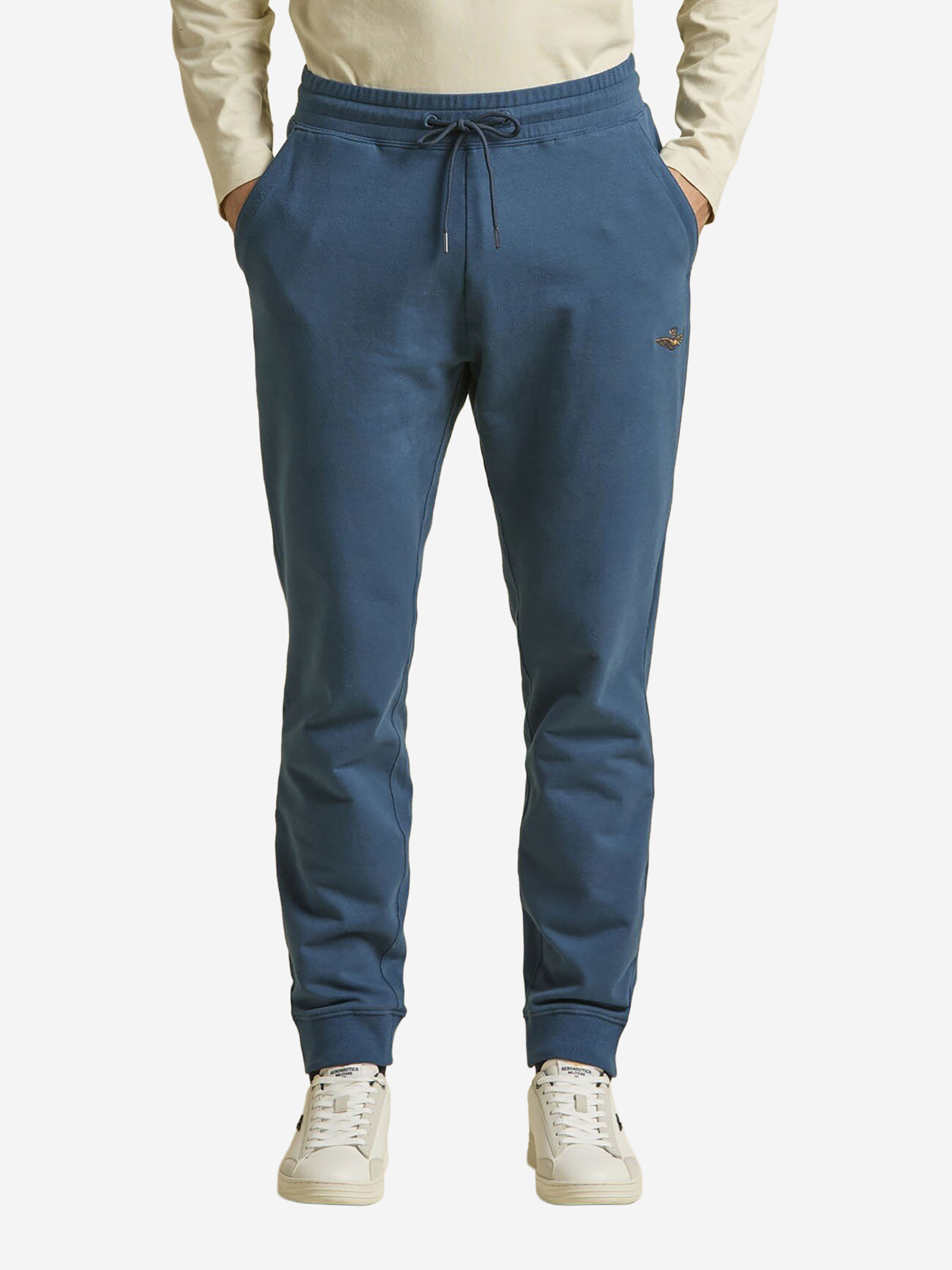 Изображение товара Мужские брюки AERONAUTICA MILITARE прямого покроя с поясом на шнурке