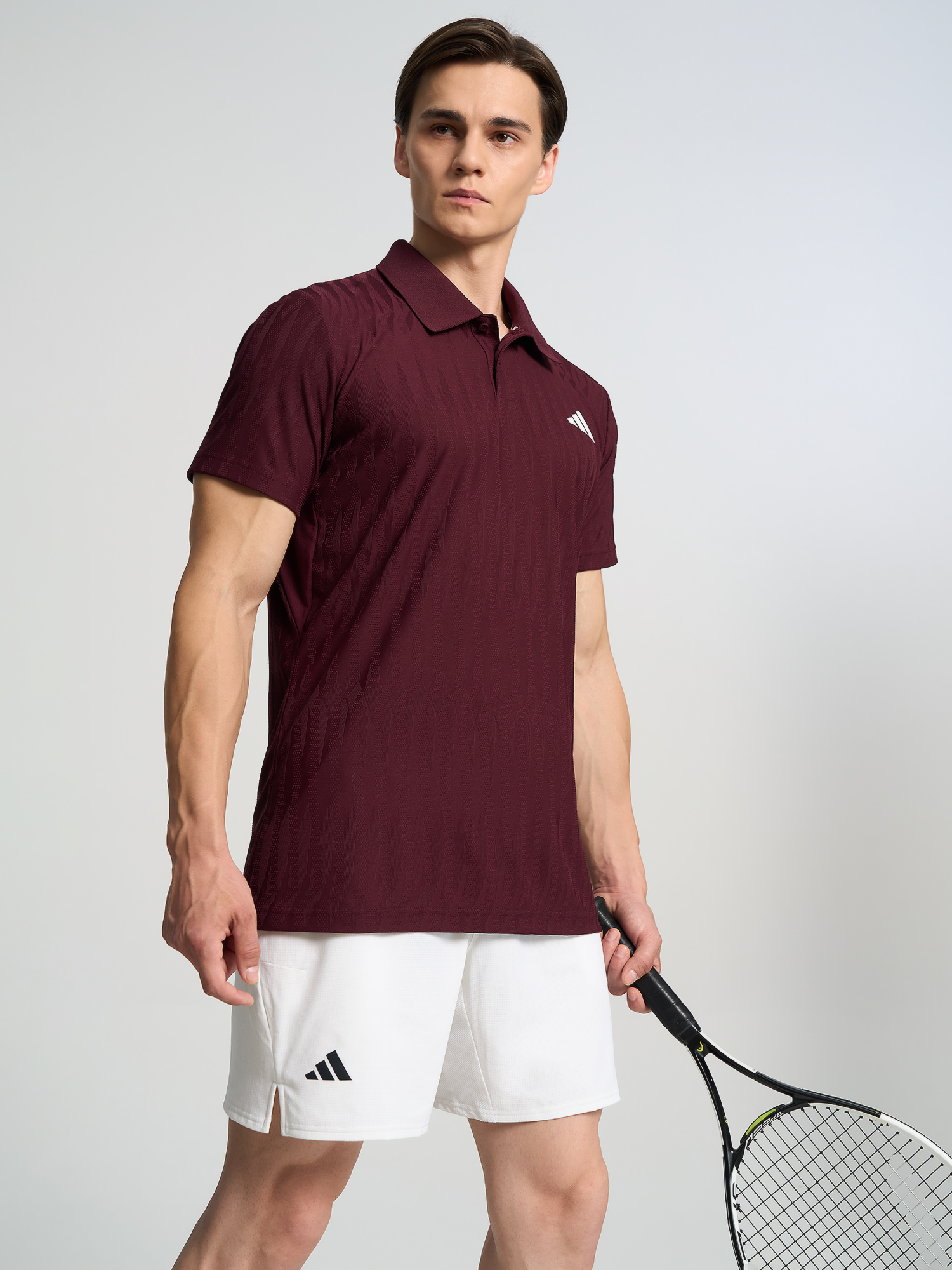 Поло мужское adidas Freelift, Красный